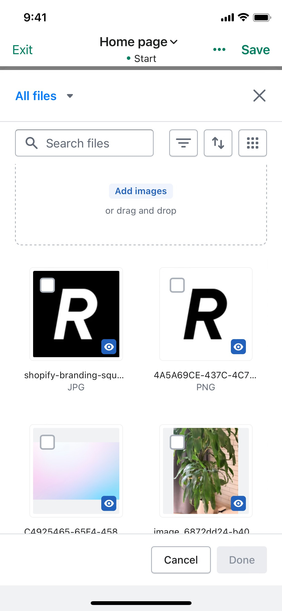 Shopify iOS screen 324