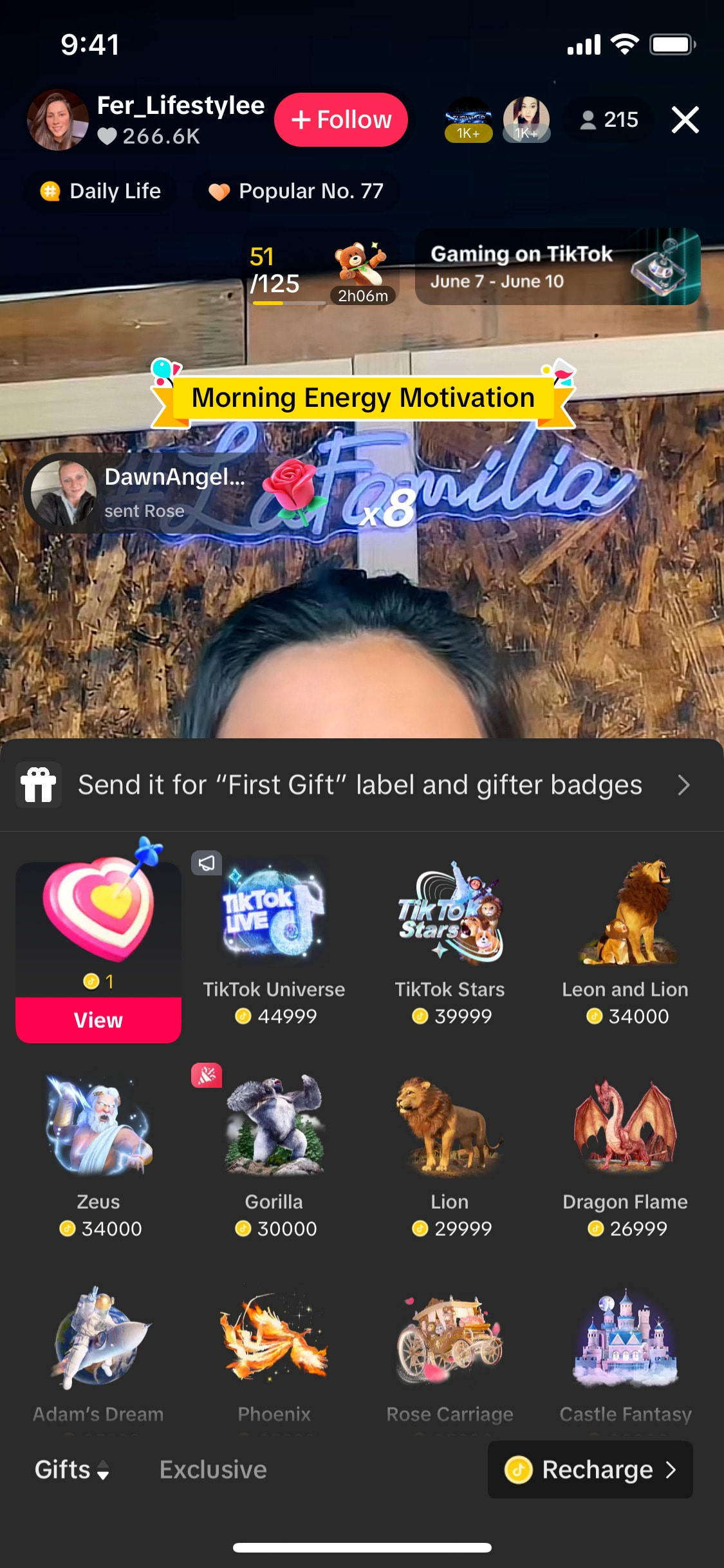 TikTok iOS screen 265
