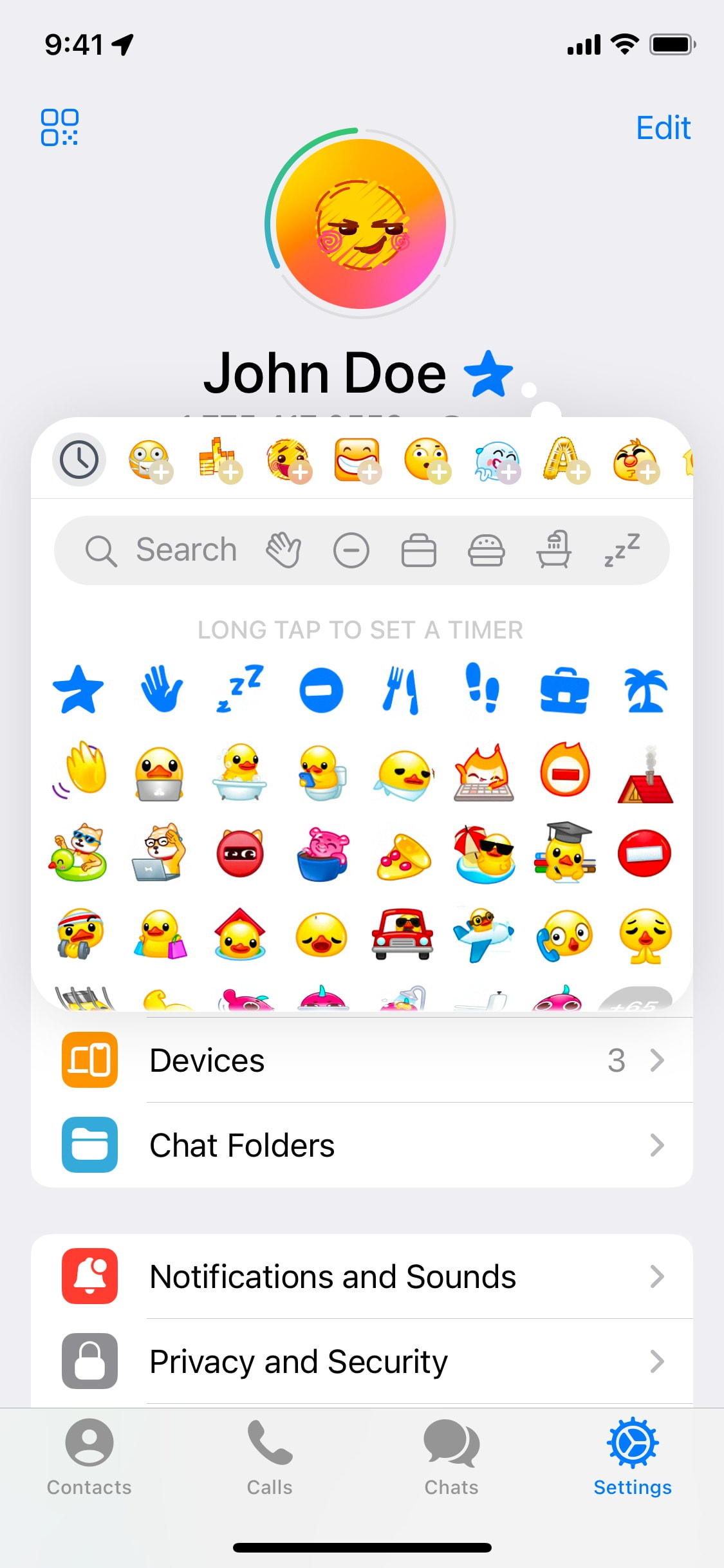 Telegram iOS screen 10