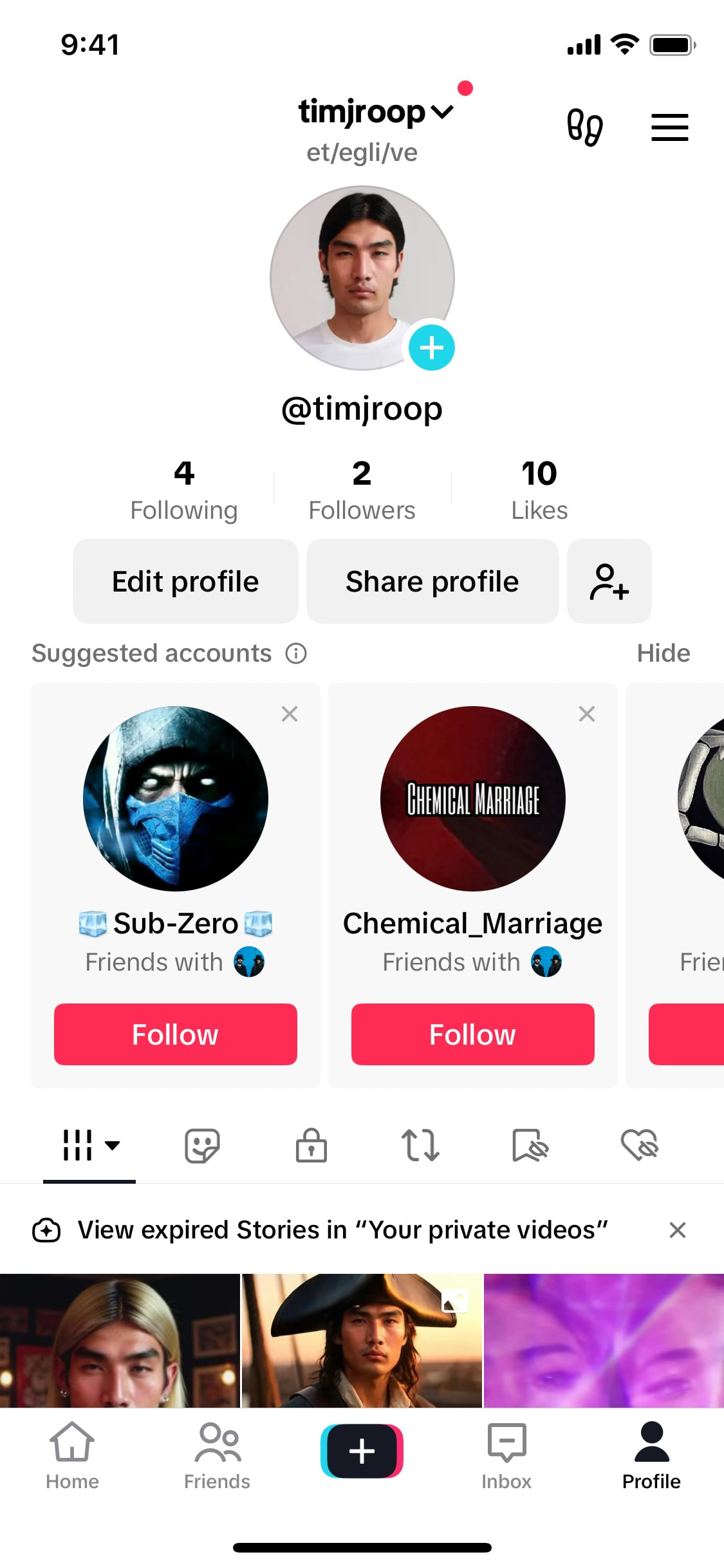 TikTok iOS screen 165