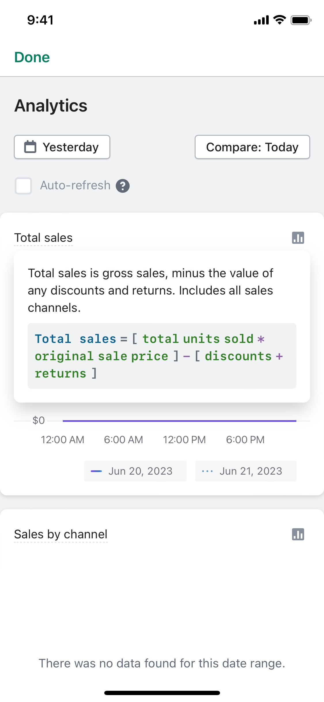 Shopify iOS screen 502