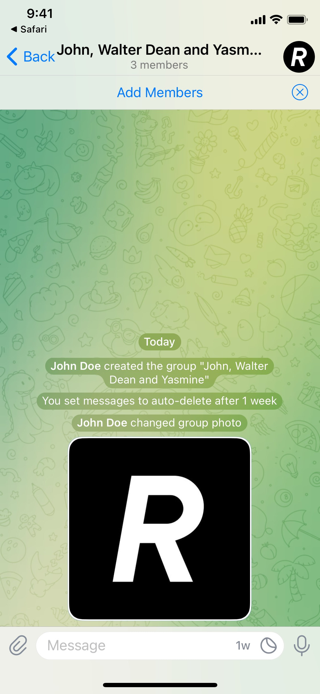 Telegram iOS screen 281