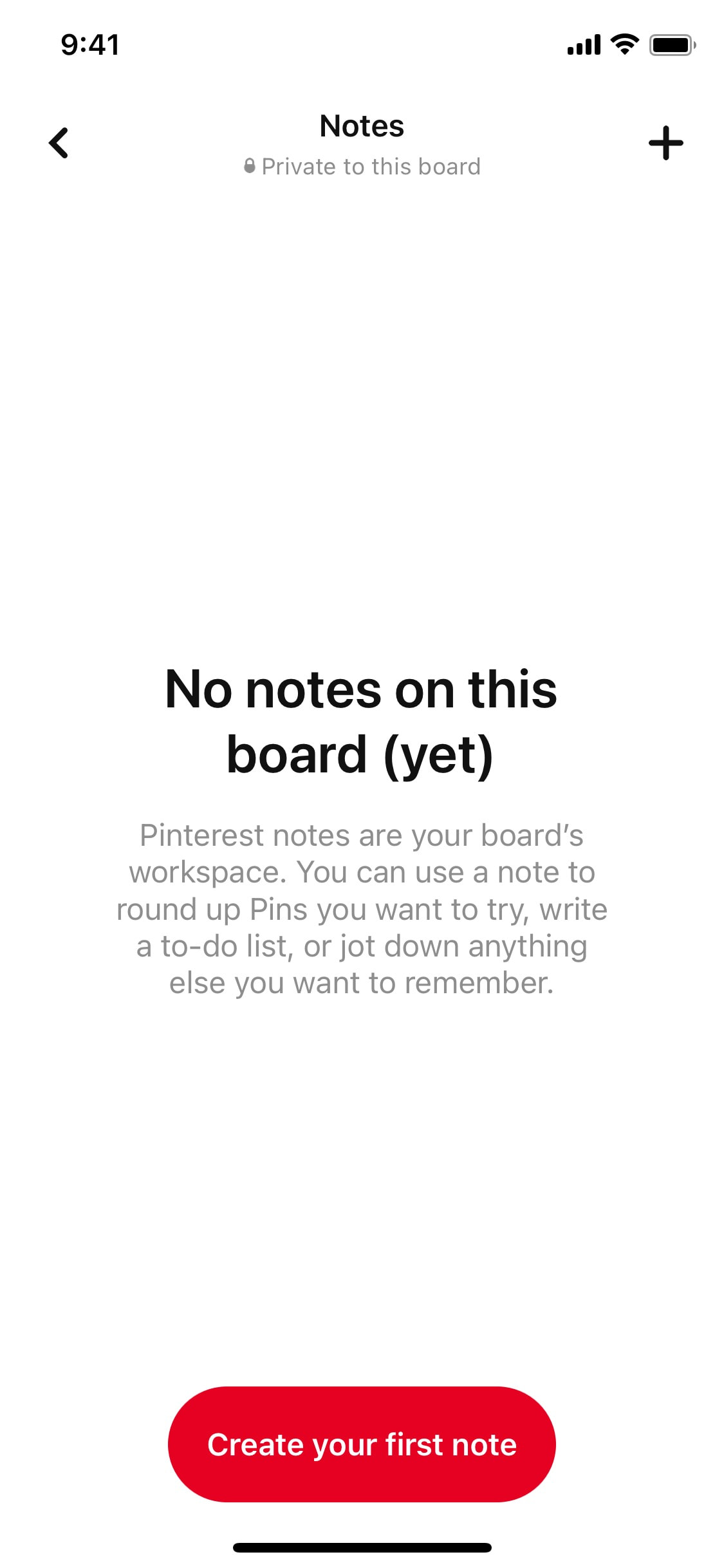 Pinterest iOS screen 306