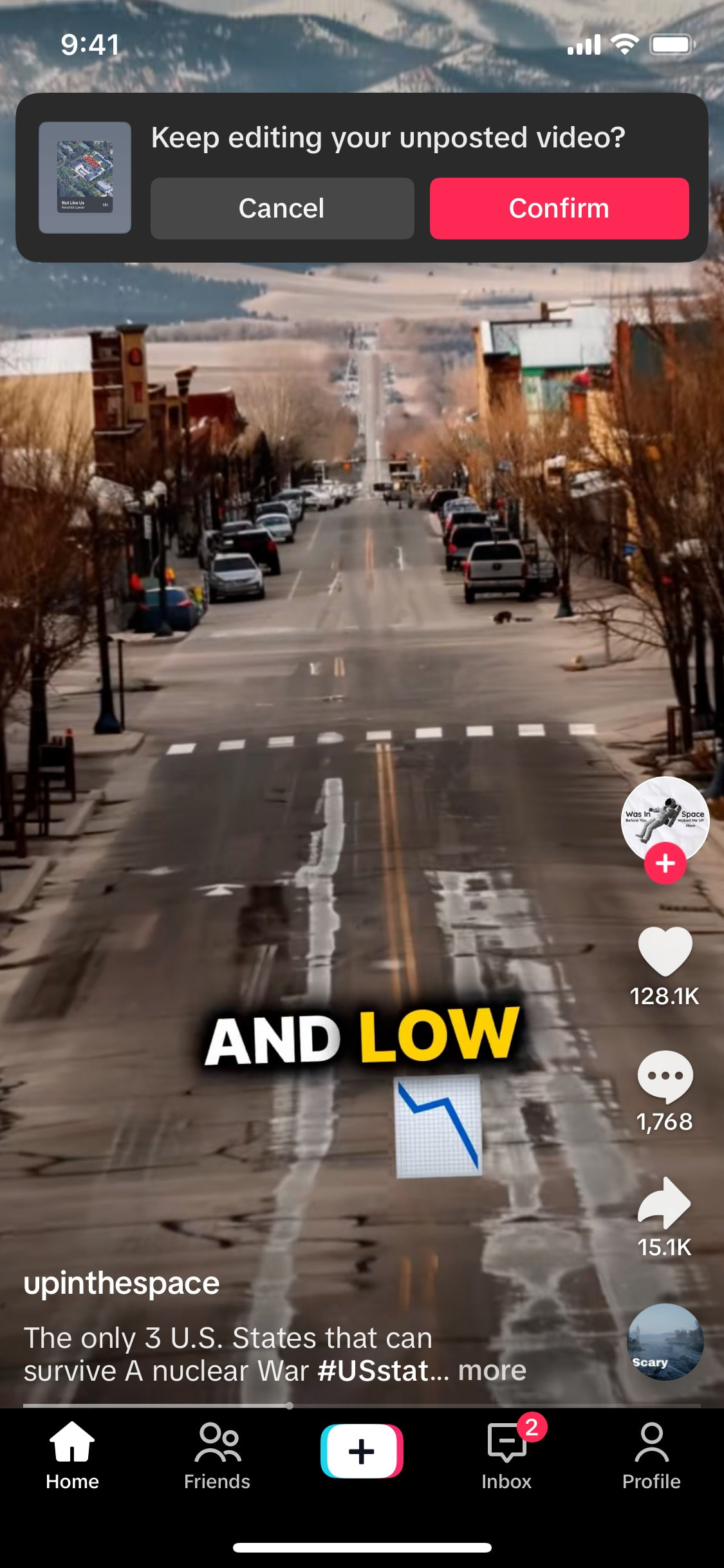 TikTok iOS screen 516