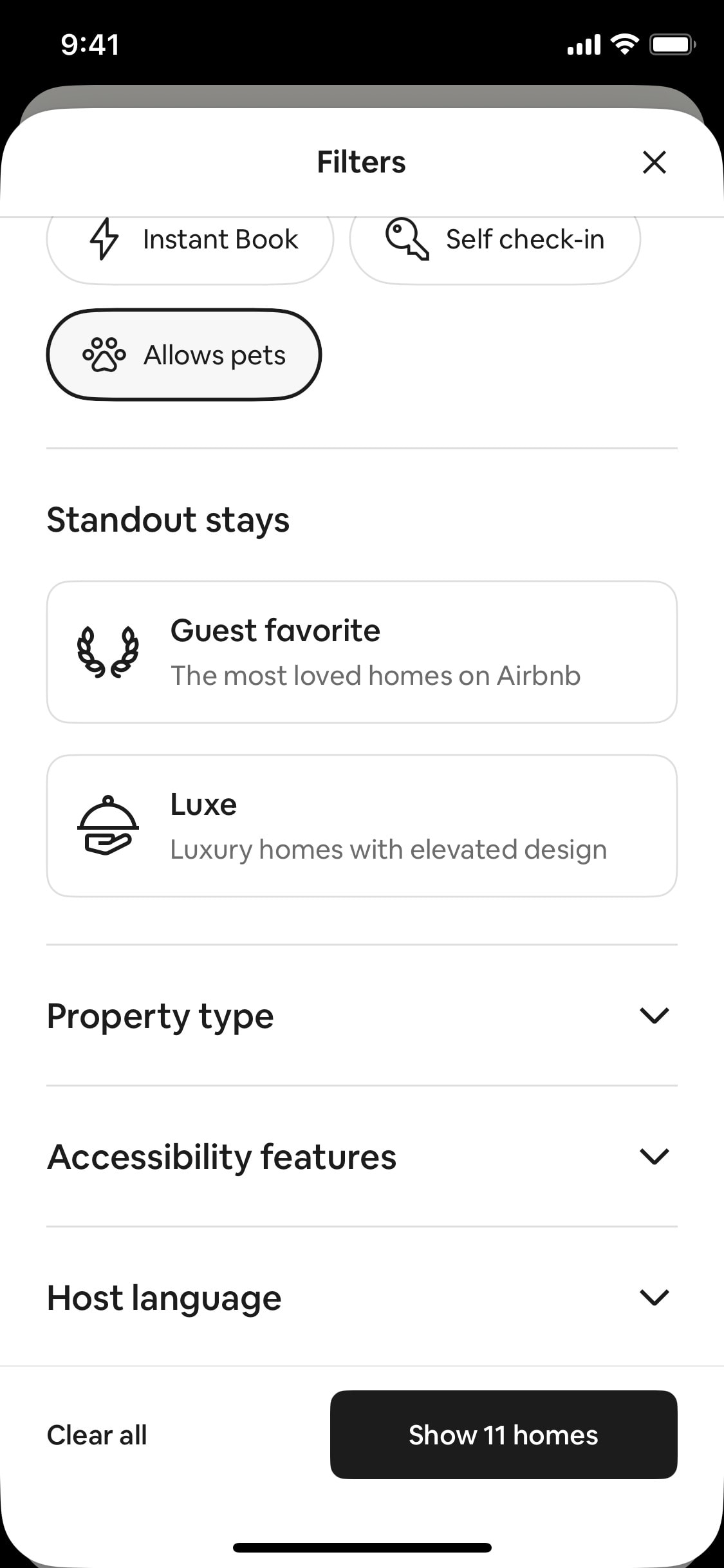 Airbnb iOS screen 515