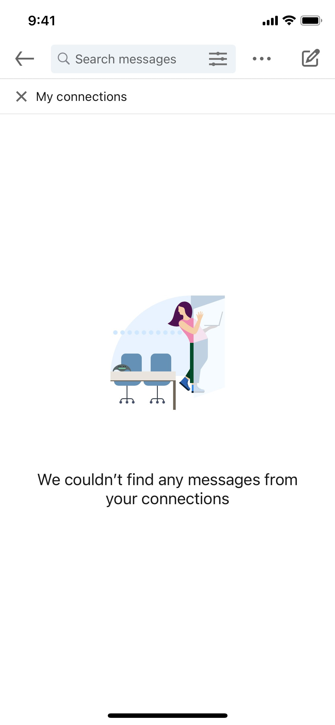 LinkedIn iOS screen 328