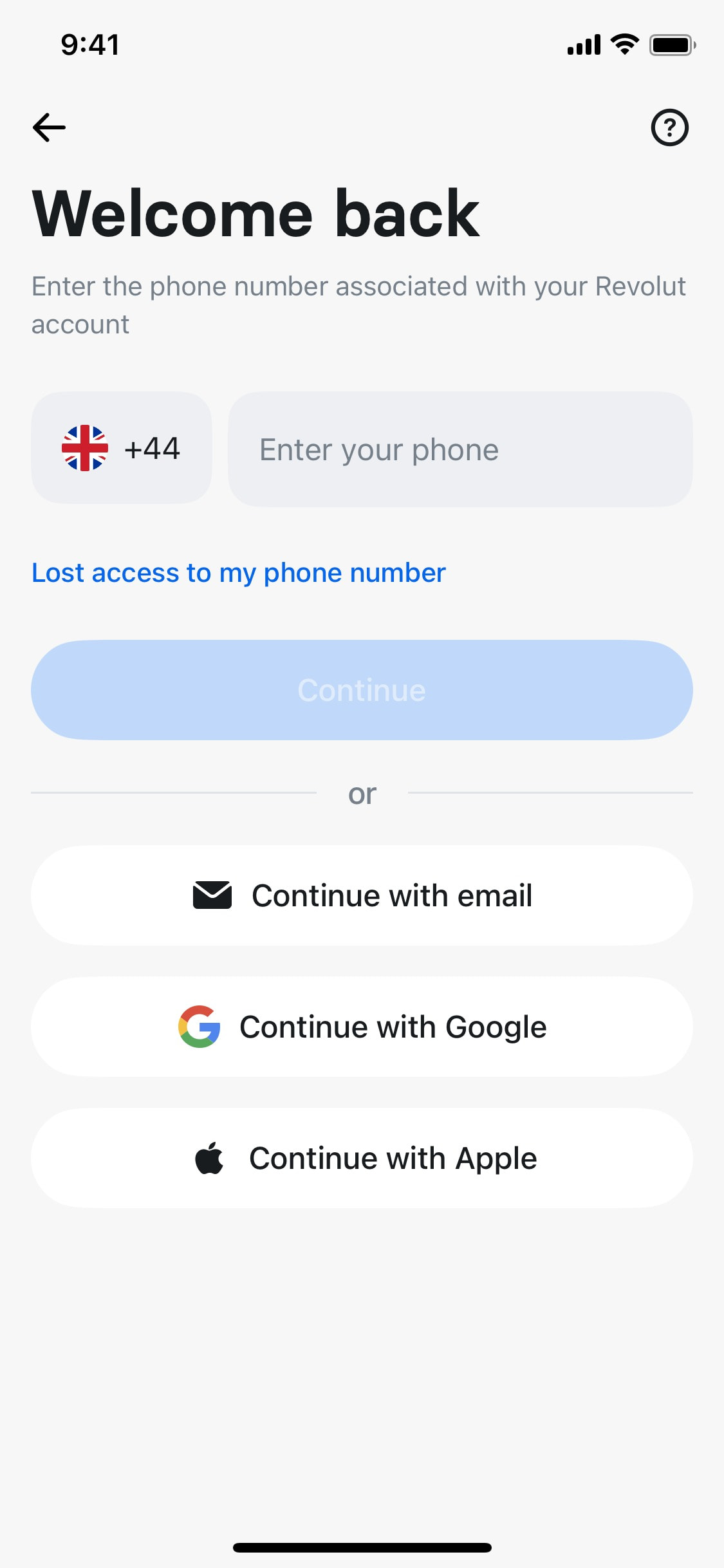 Revolut iOS screen 411