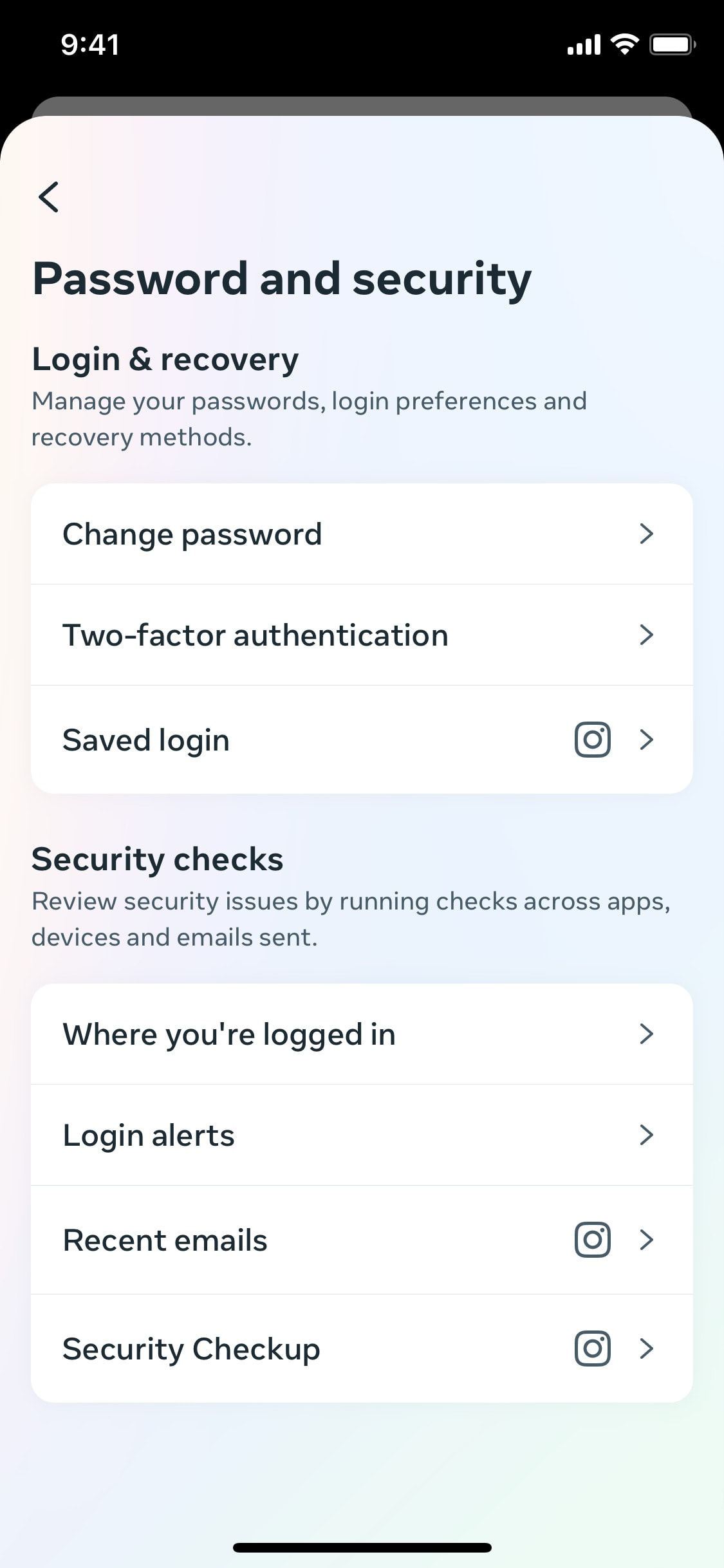 Instagram iOS screen 460