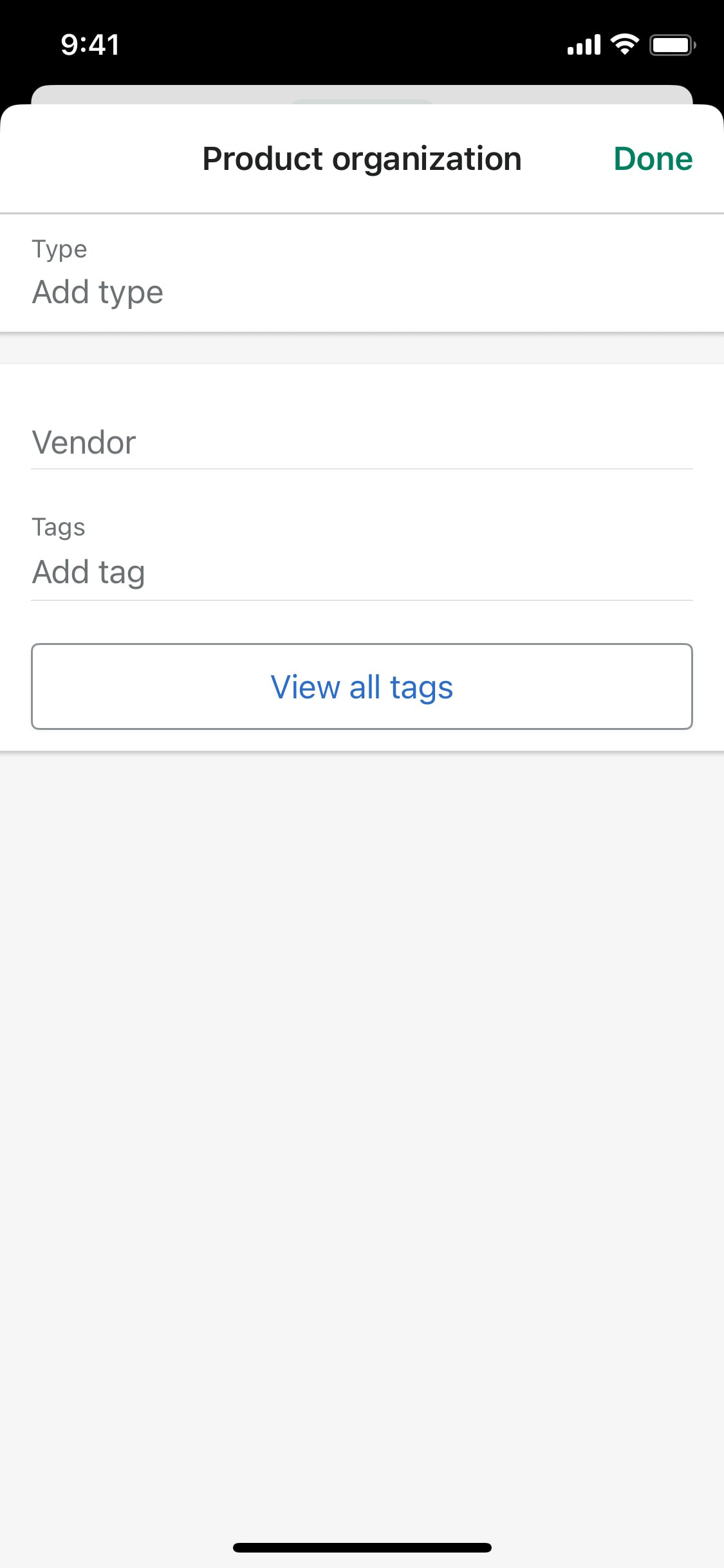 Shopify iOS screen 468