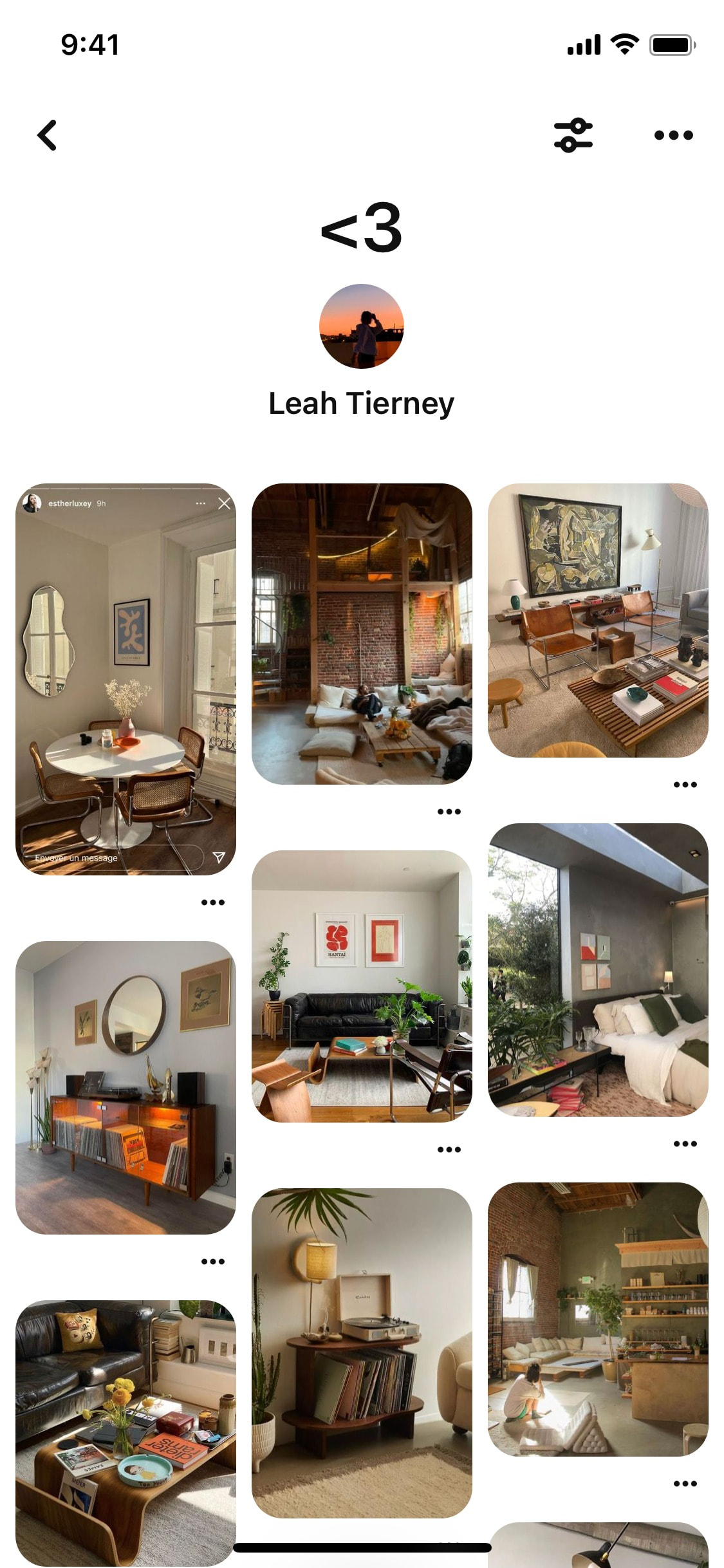 Pinterest iOS screen 367