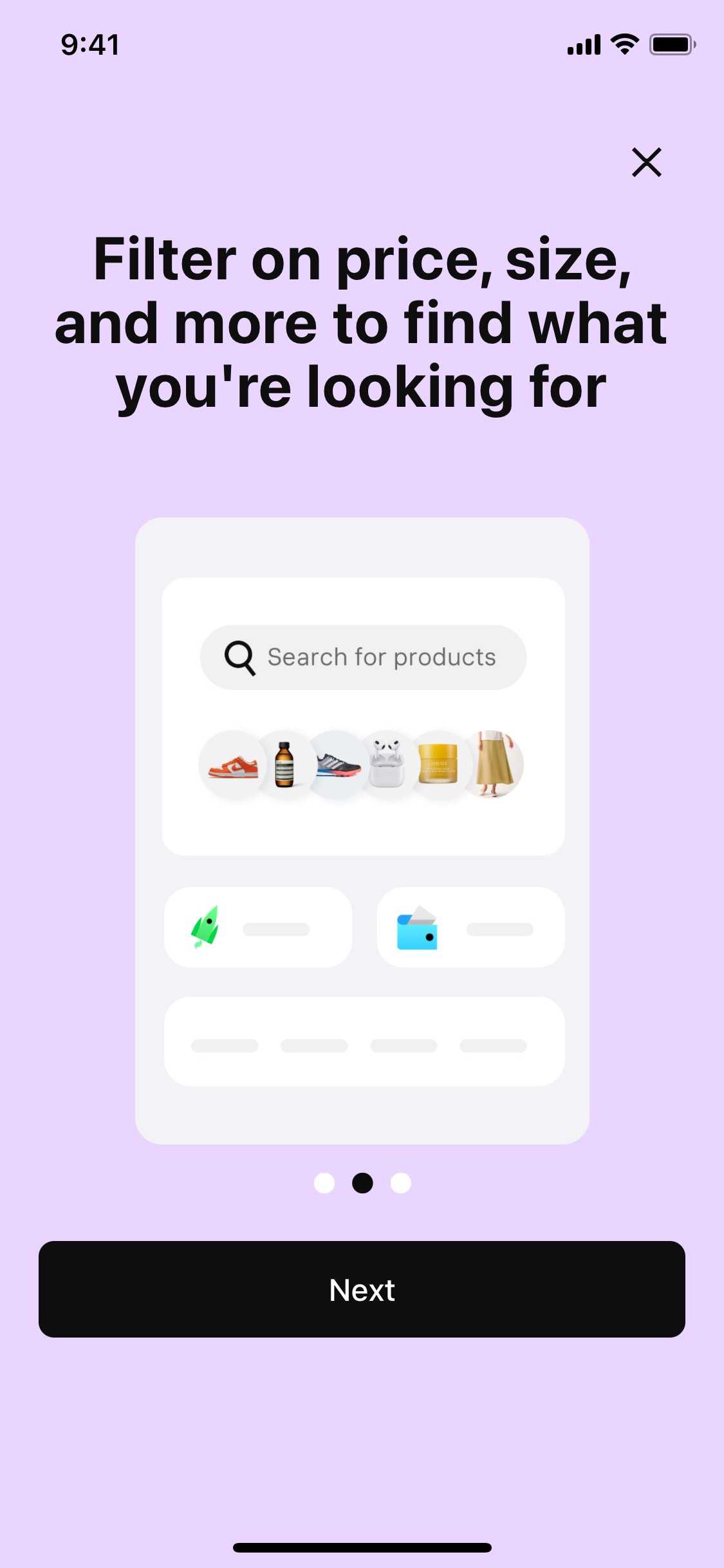 Klarna iOS screen 75