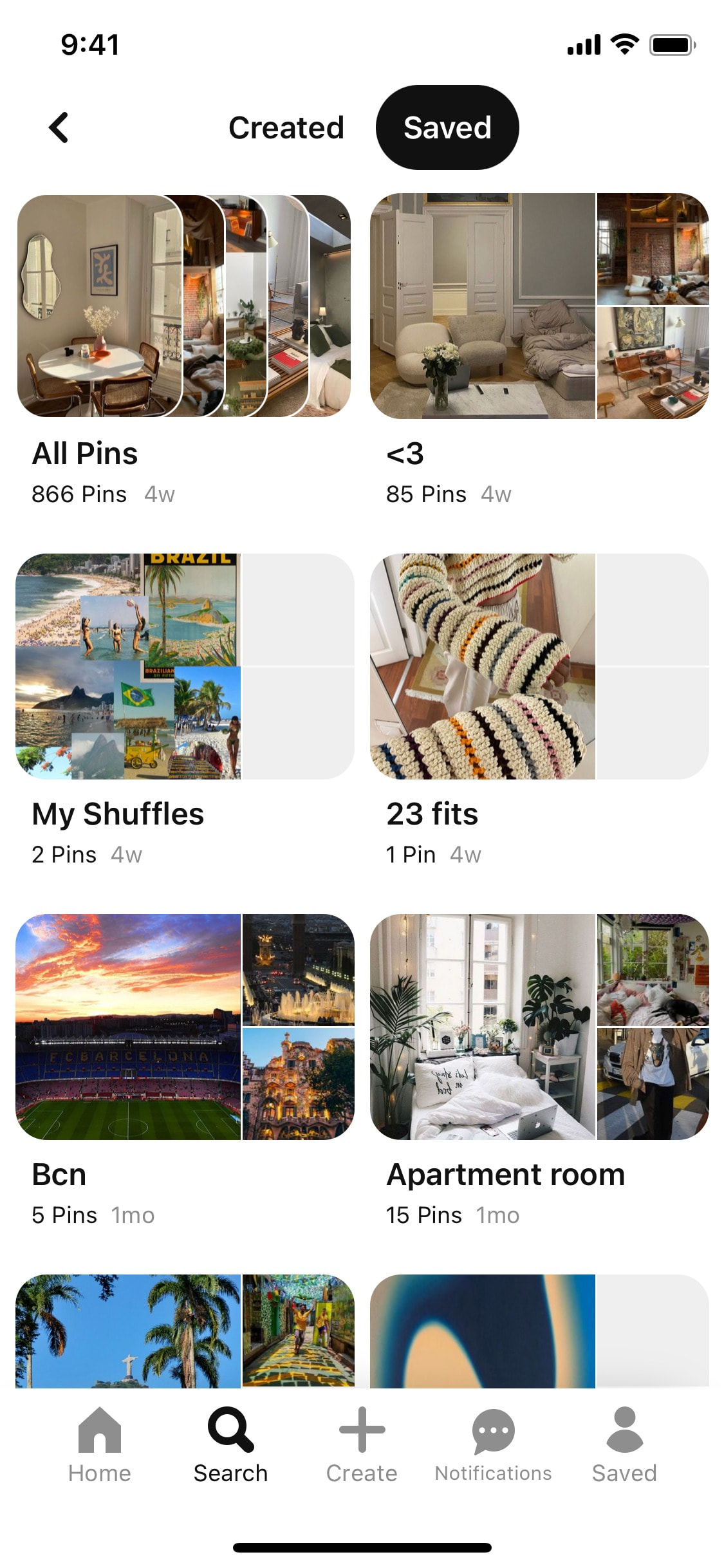 Pinterest iOS screen 121