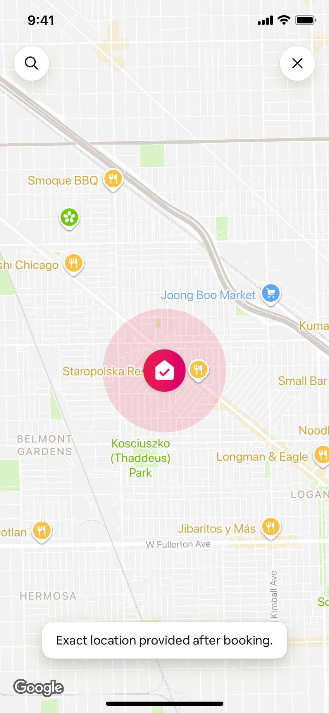 Airbnb iOS screen 325