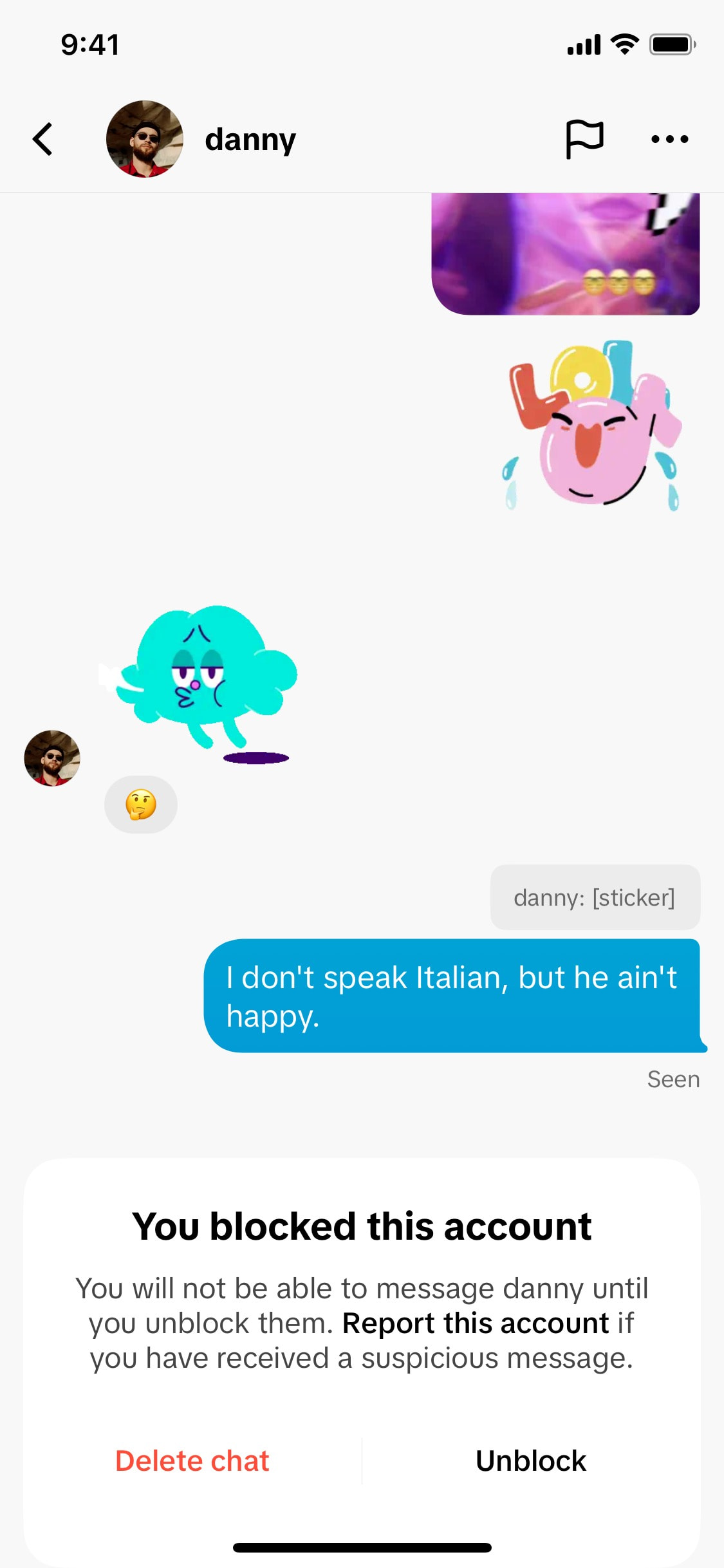 TikTok iOS screen 839