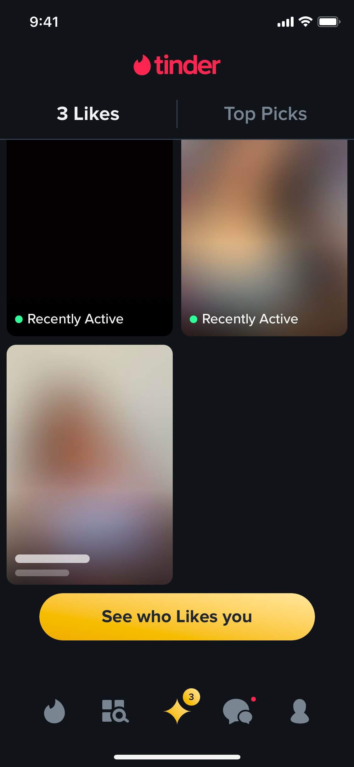 Tinder iOS screen 64