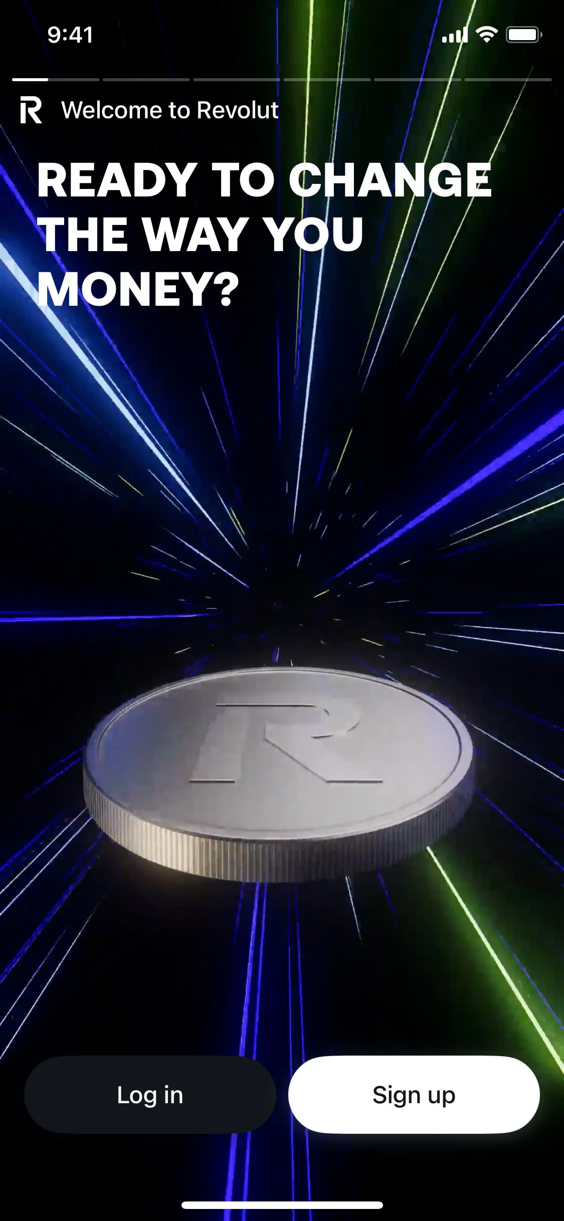 Revolut screen 1