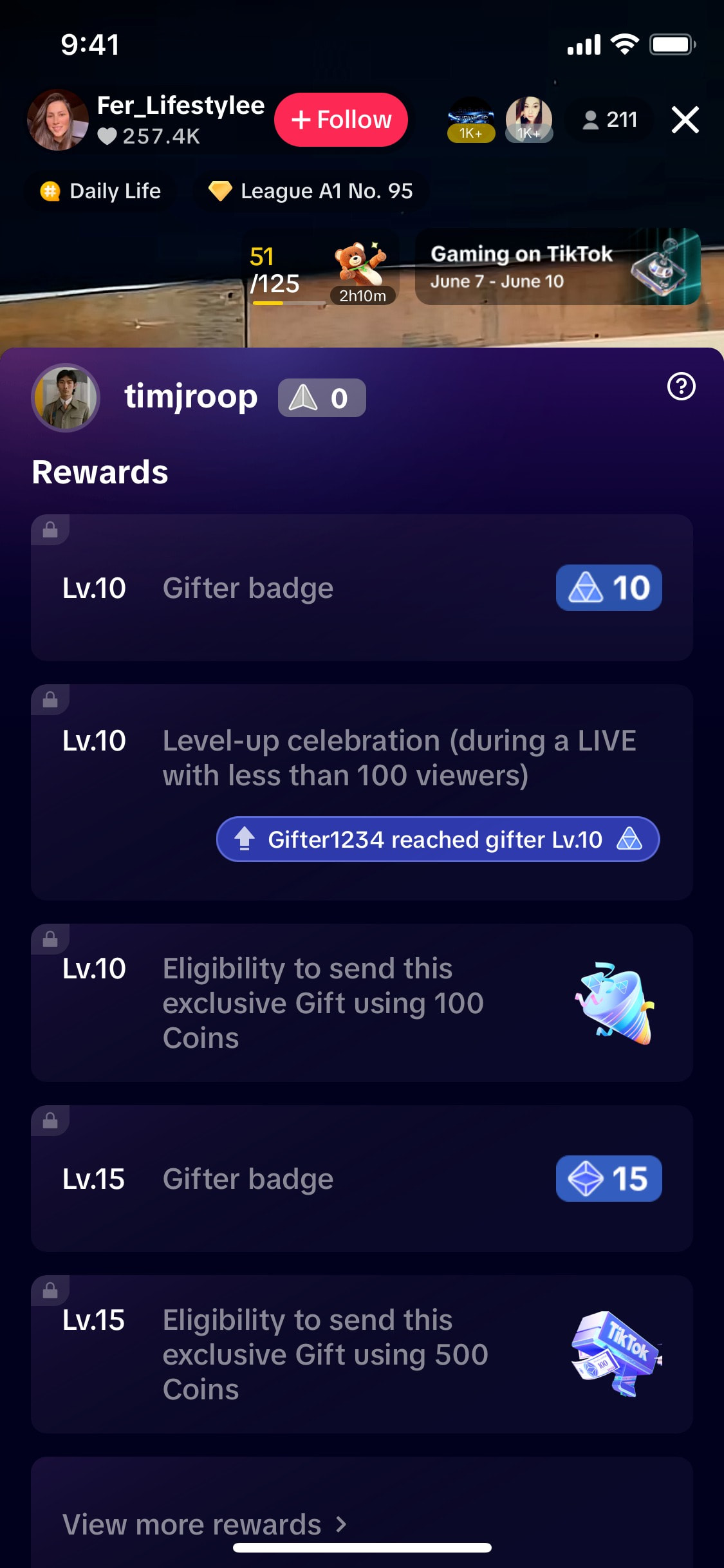TikTok iOS screen 803