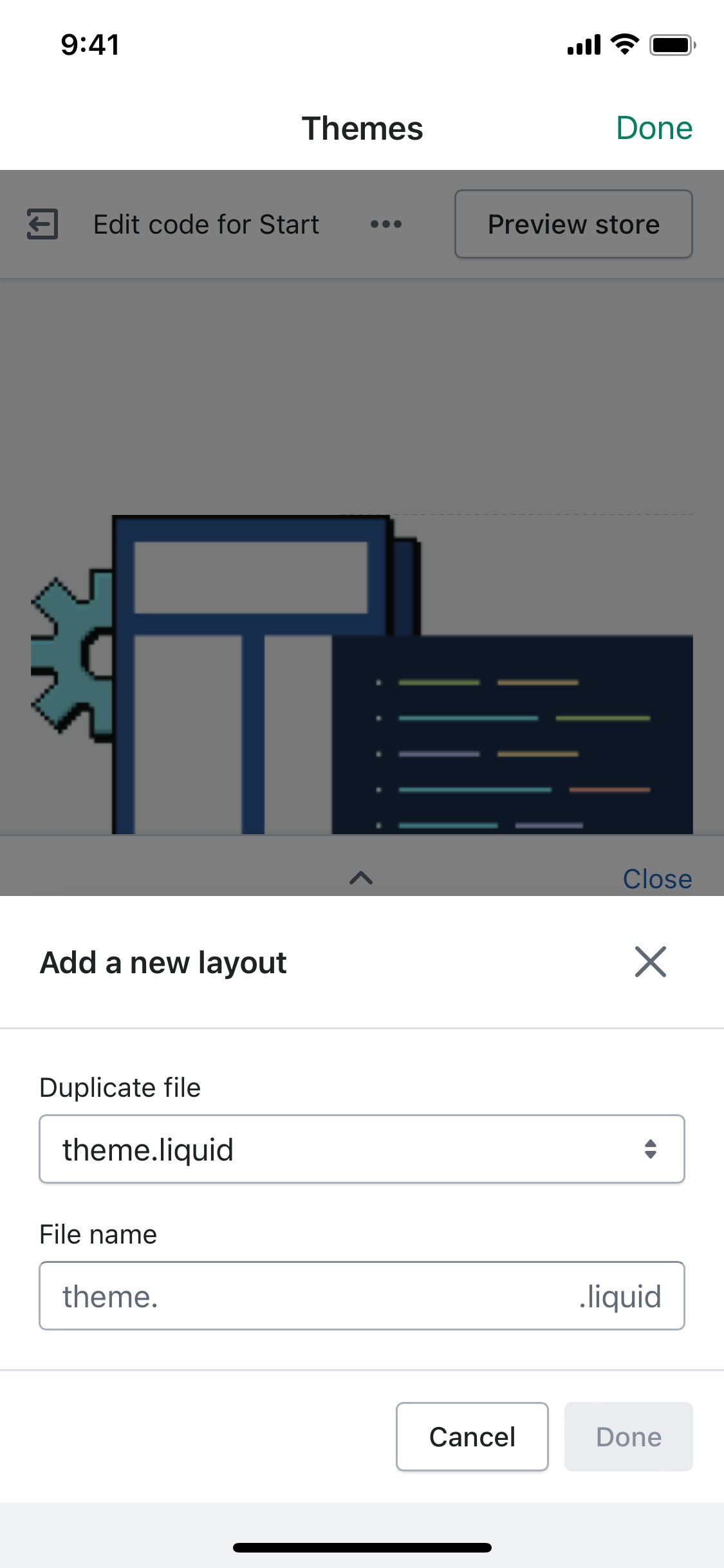 Shopify iOS screen 576