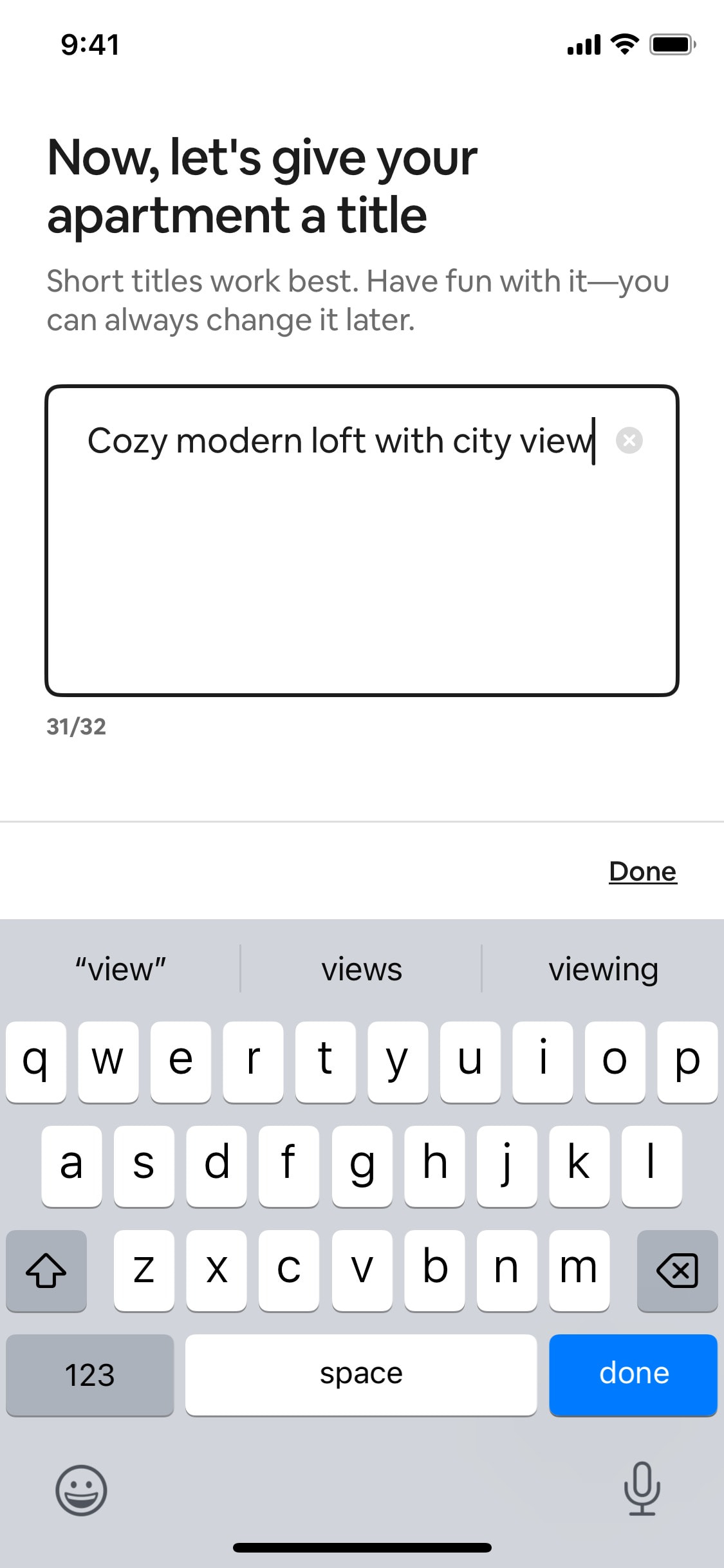 Airbnb iOS screen 307