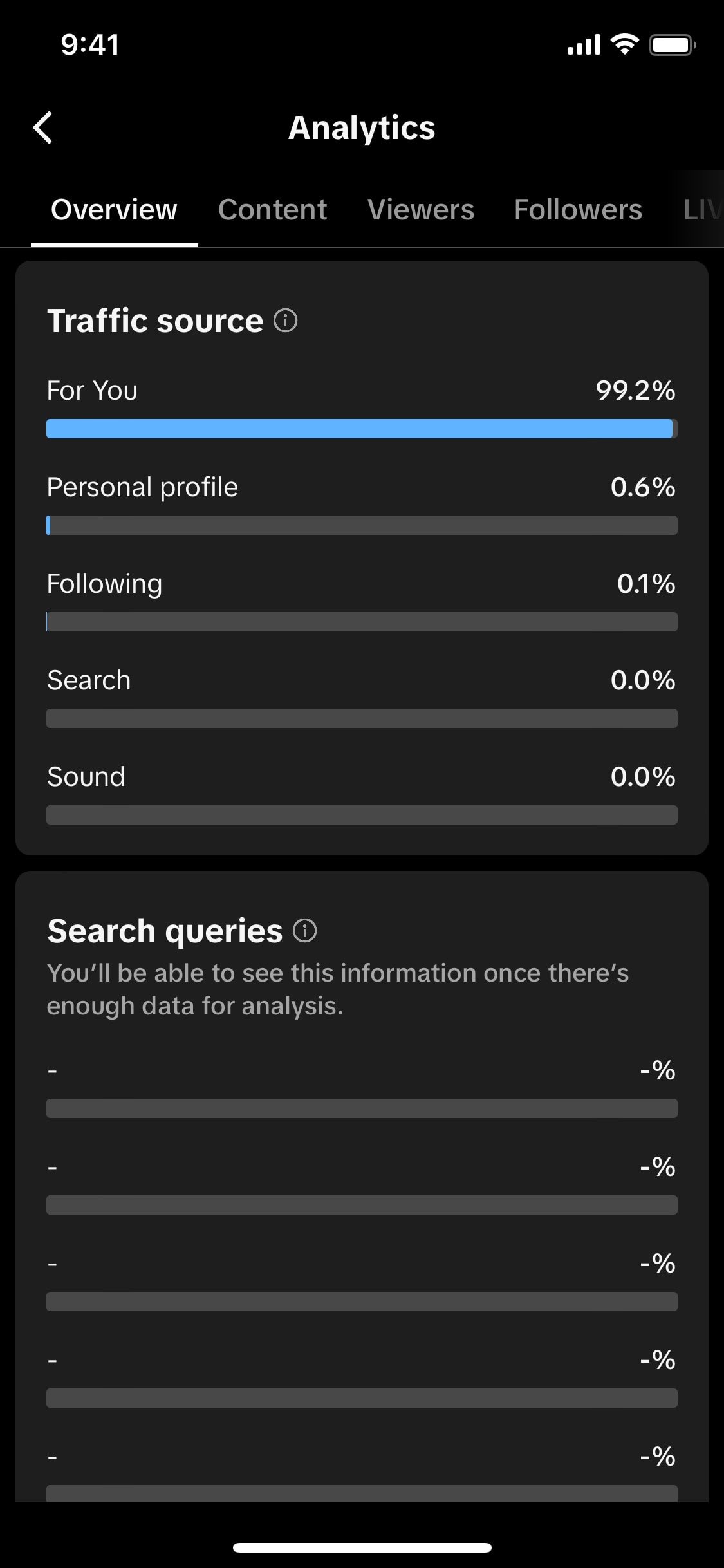 TikTok iOS screen 487