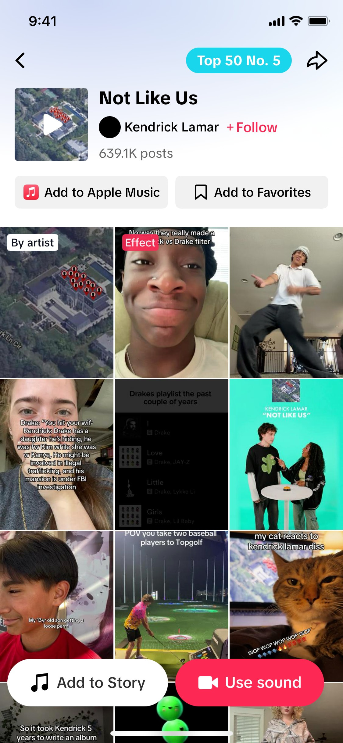 TikTok iOS screen 296