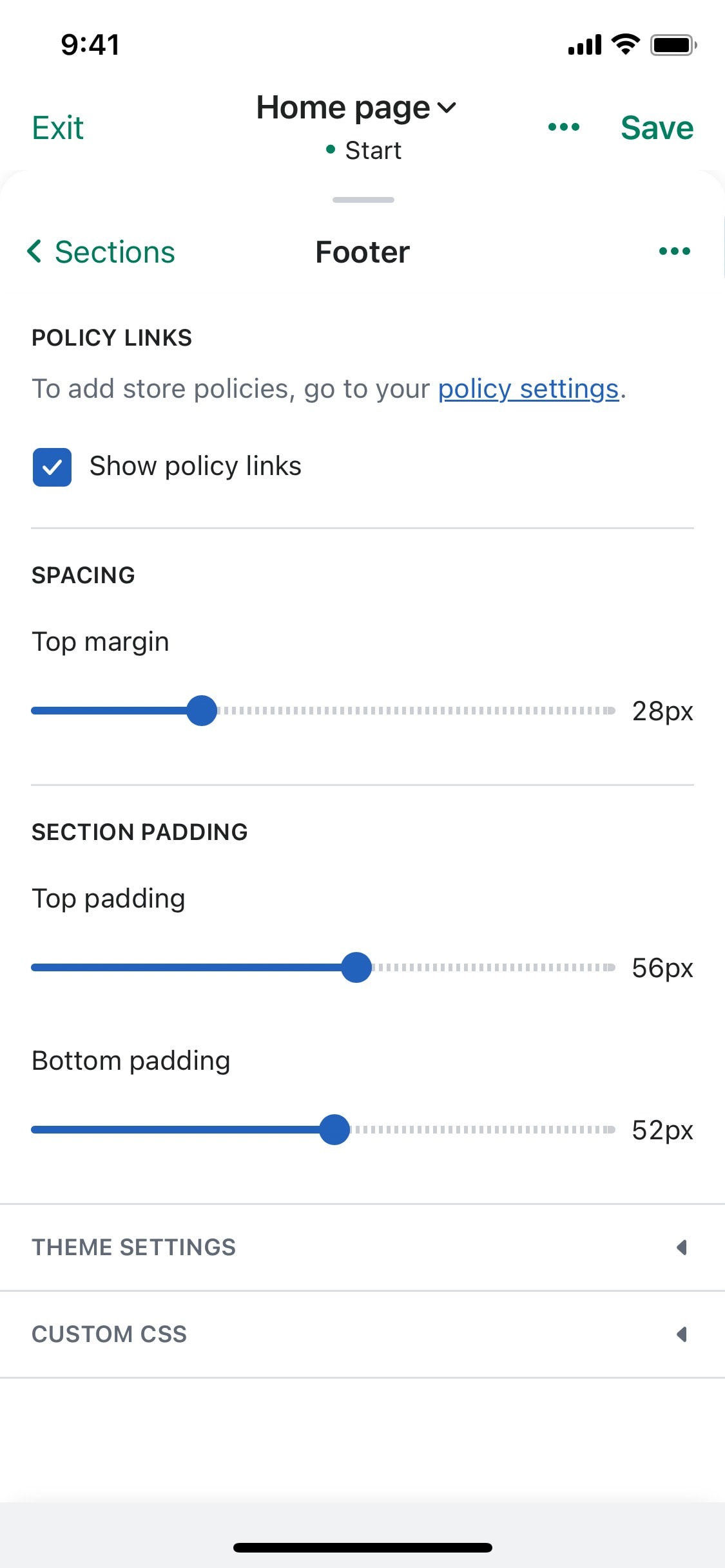 Shopify iOS screen 606