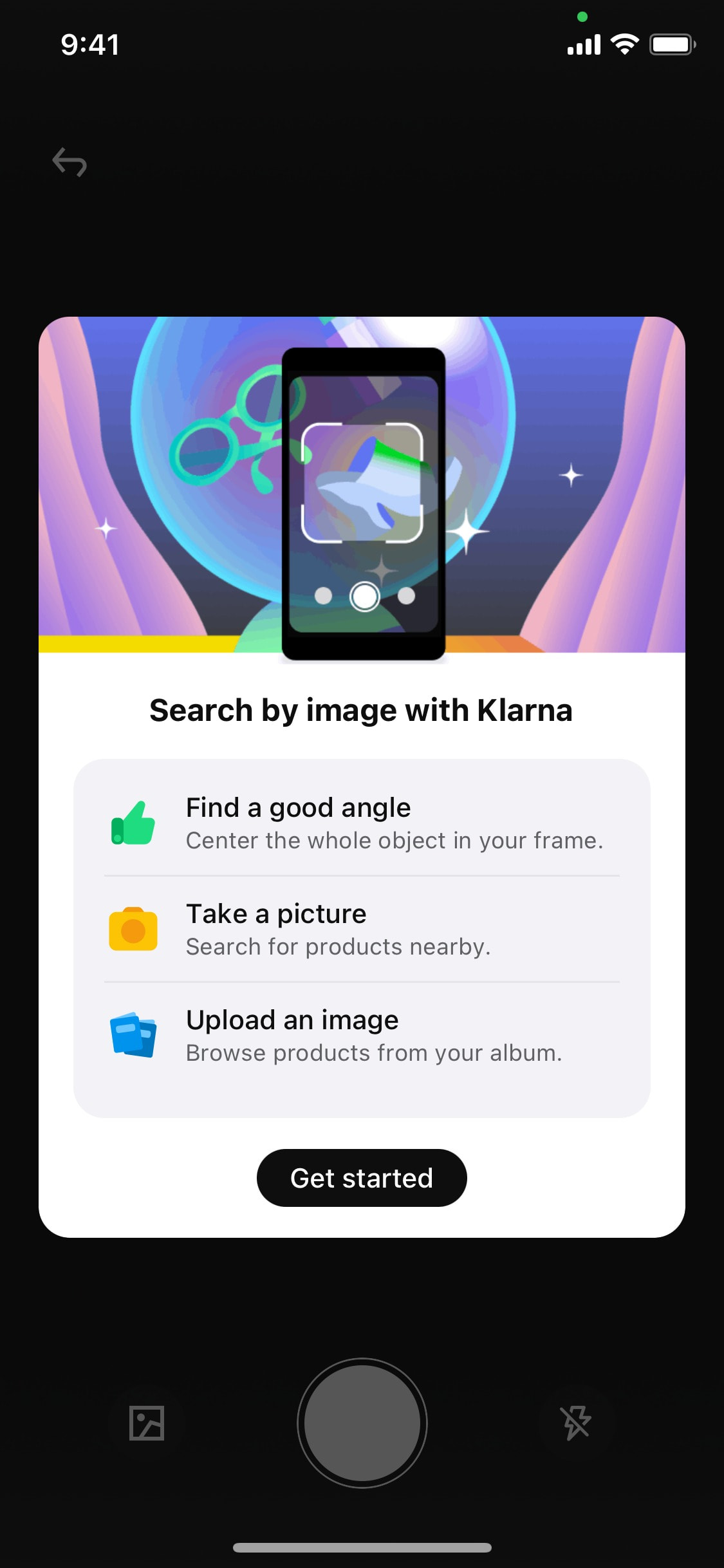 Klarna iOS screen 73