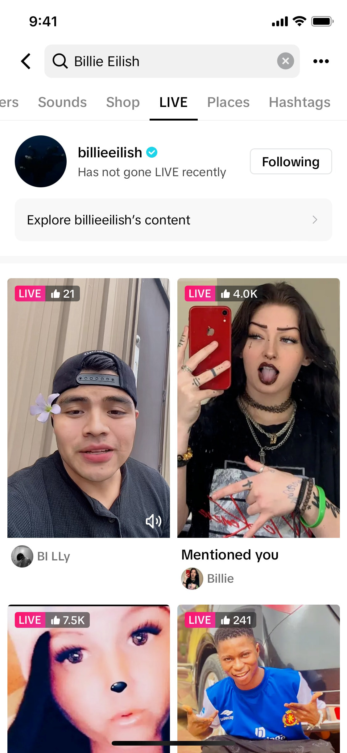 TikTok iOS screen 865