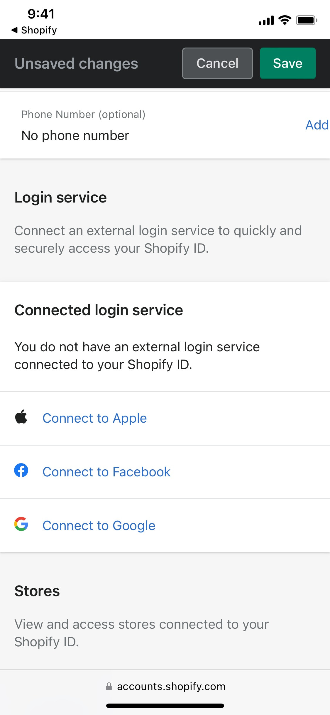Shopify iOS screen 226