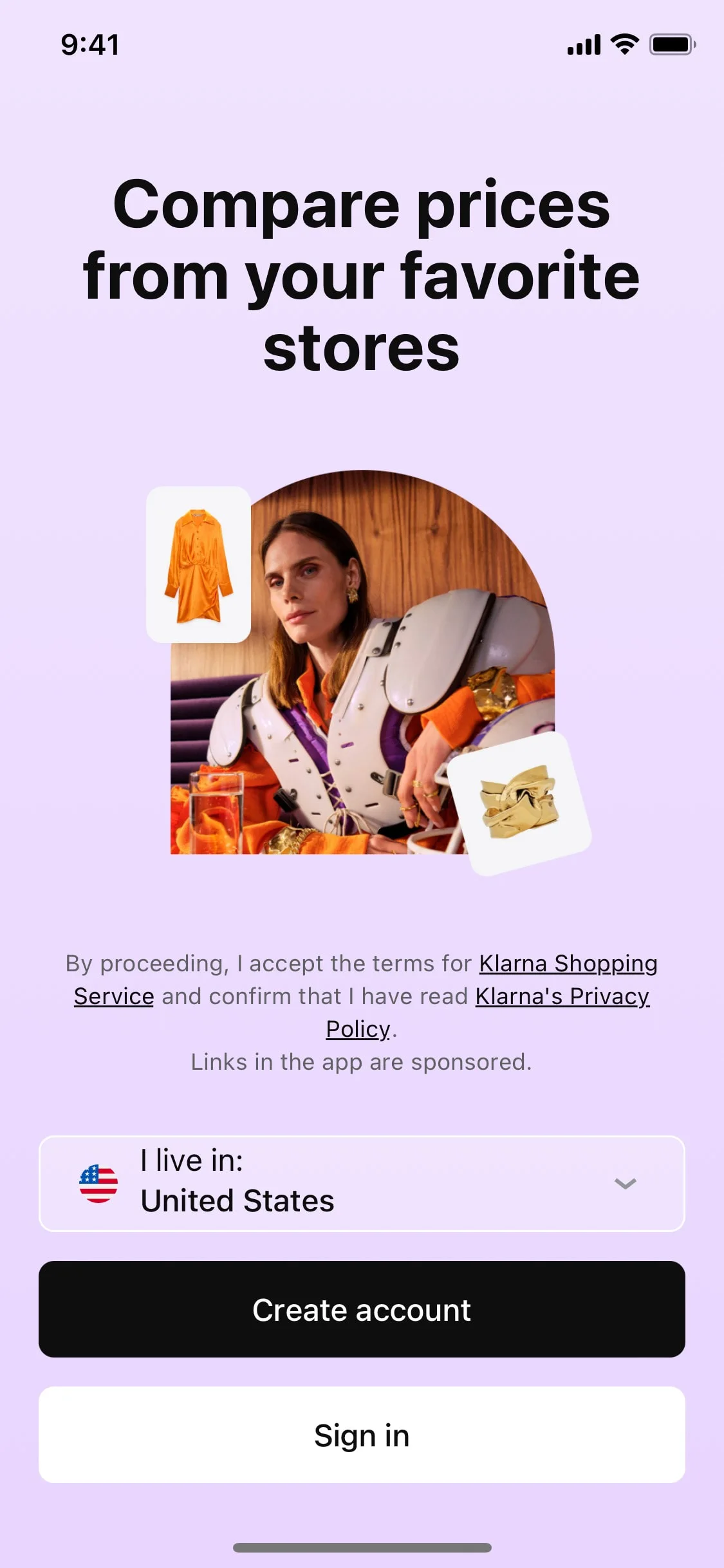 Klarna iOS screen 5