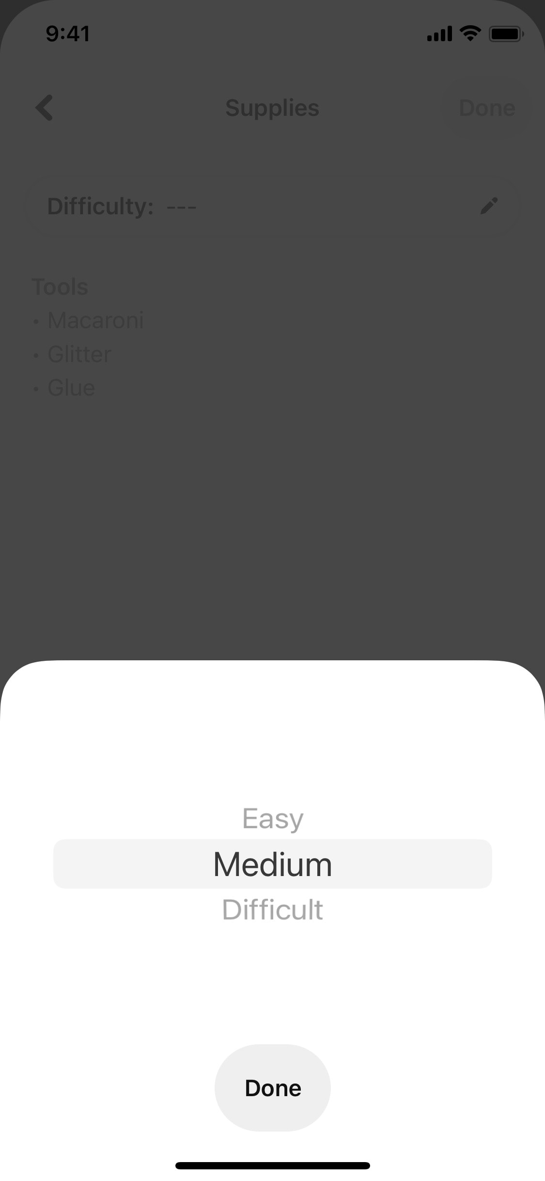 Pinterest iOS screen 201