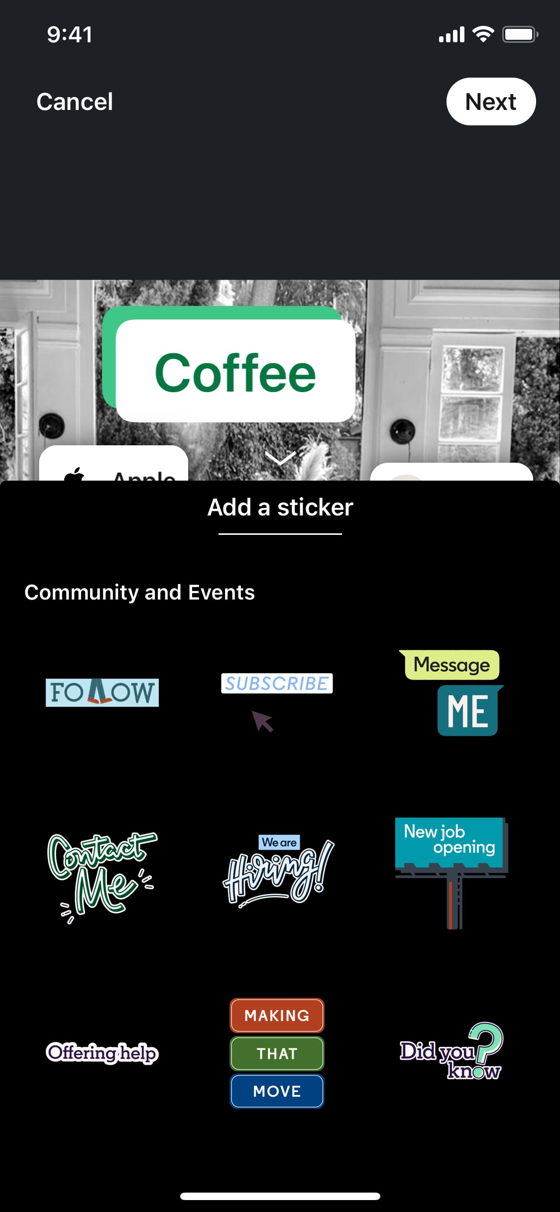 LinkedIn iOS screen 356