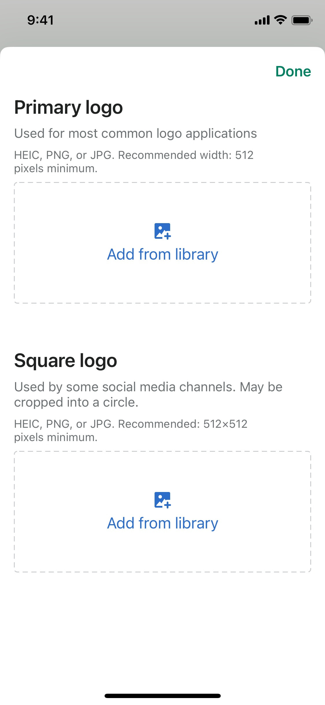 Shopify iOS screen 203