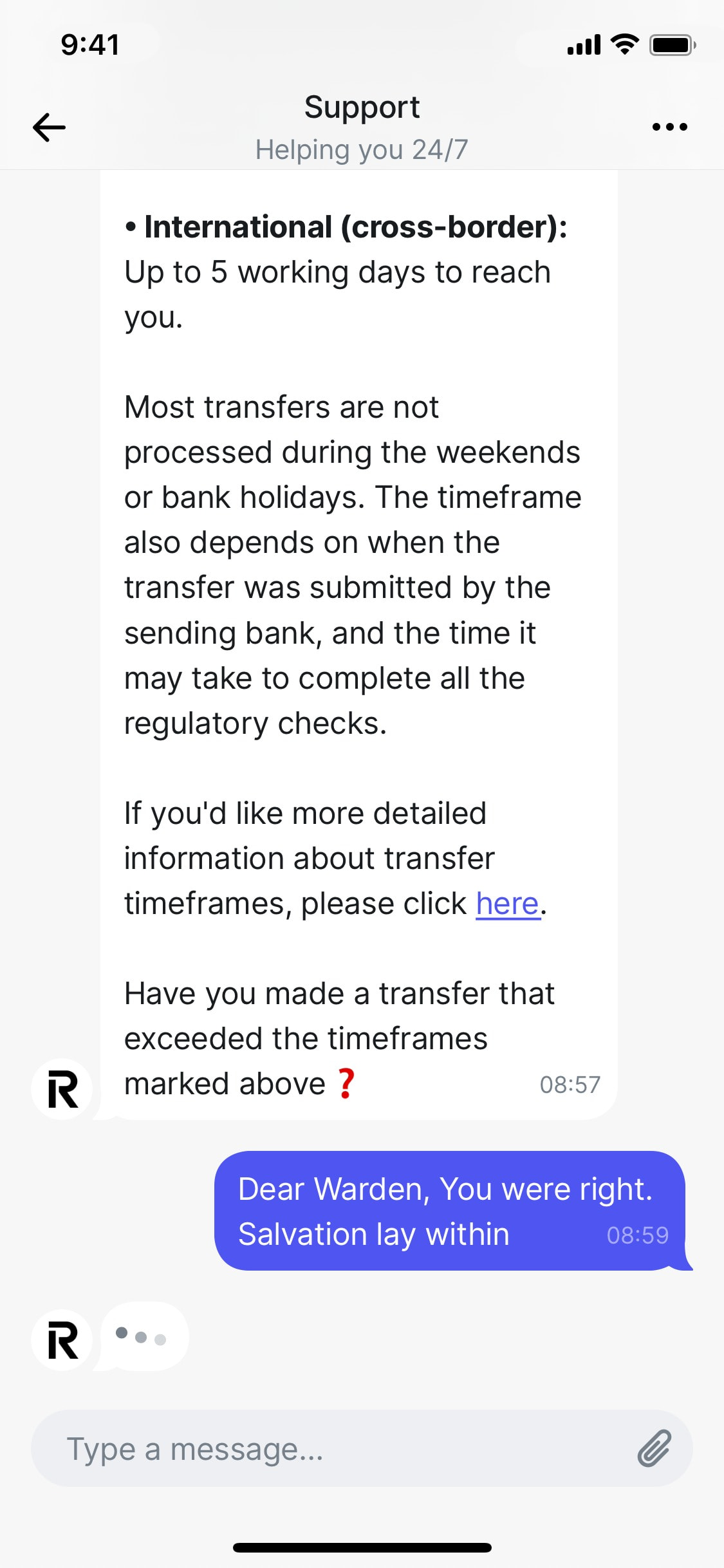 Revolut iOS screen 443