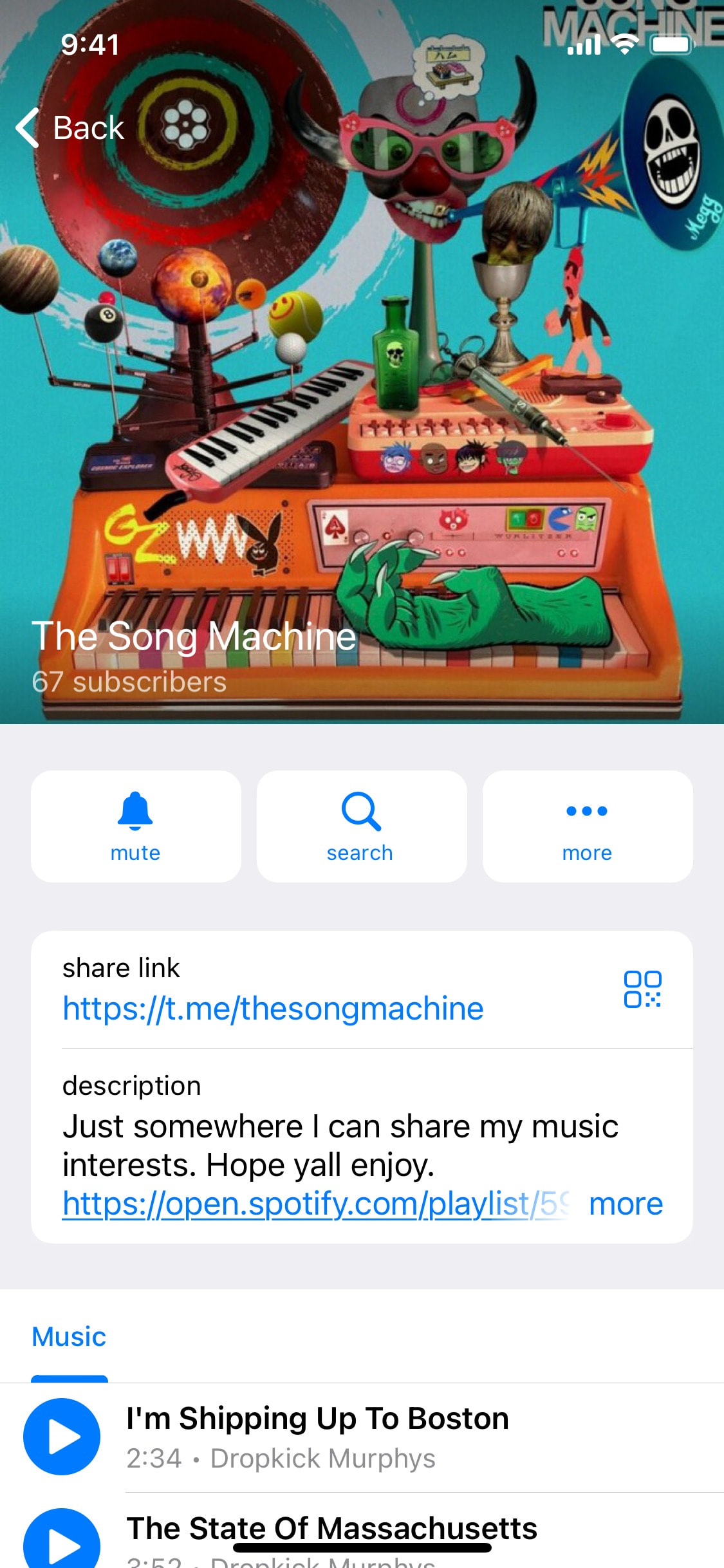 Telegram iOS screen 481