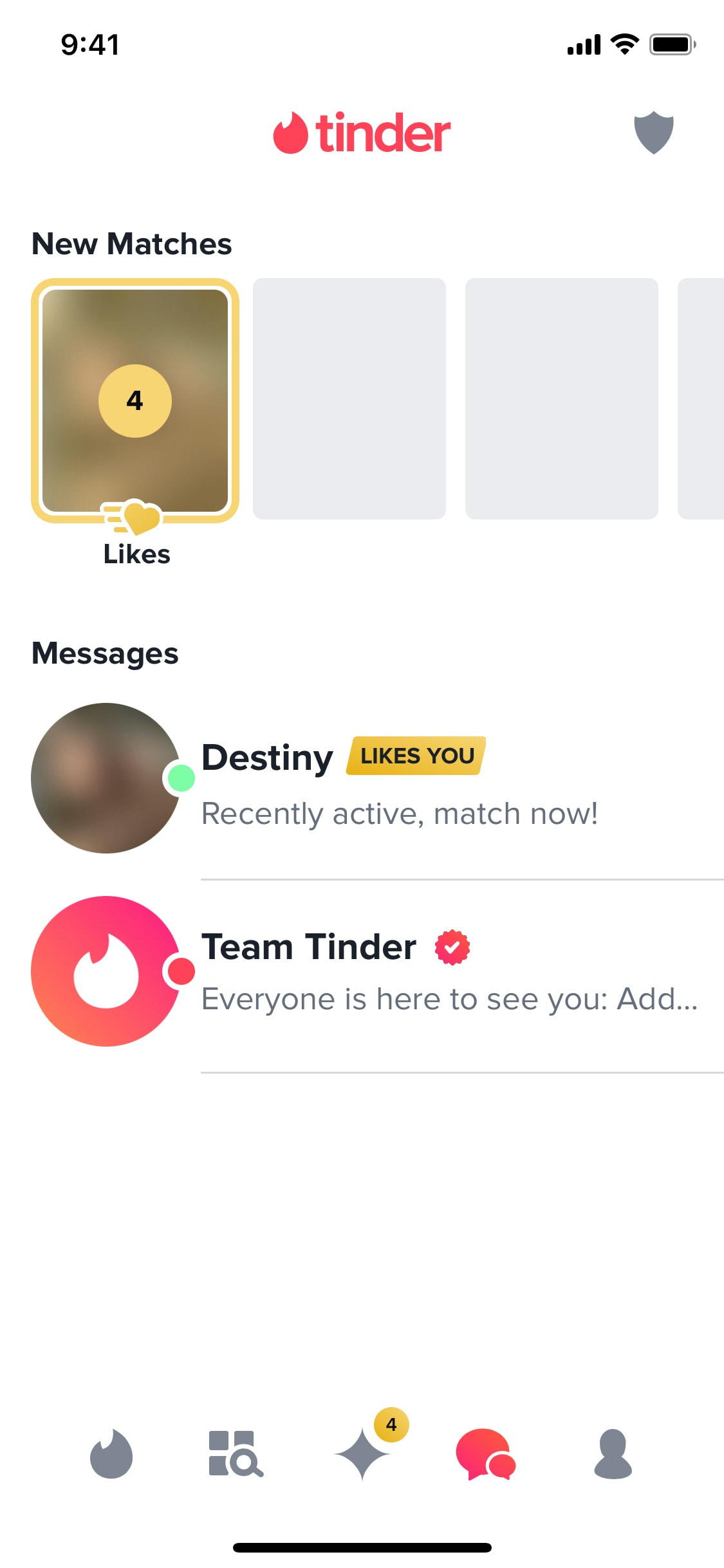Tinder iOS screen 219