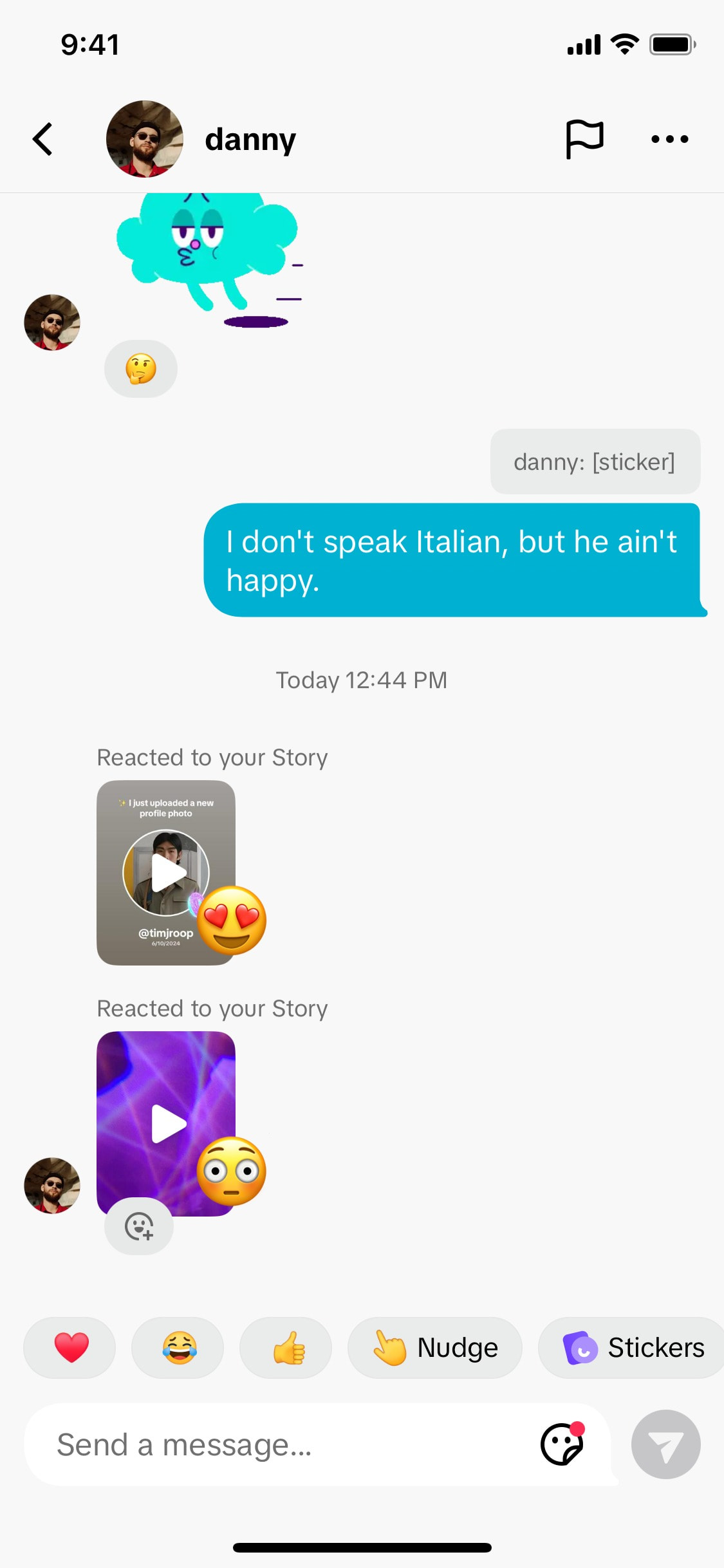 TikTok iOS screen 618