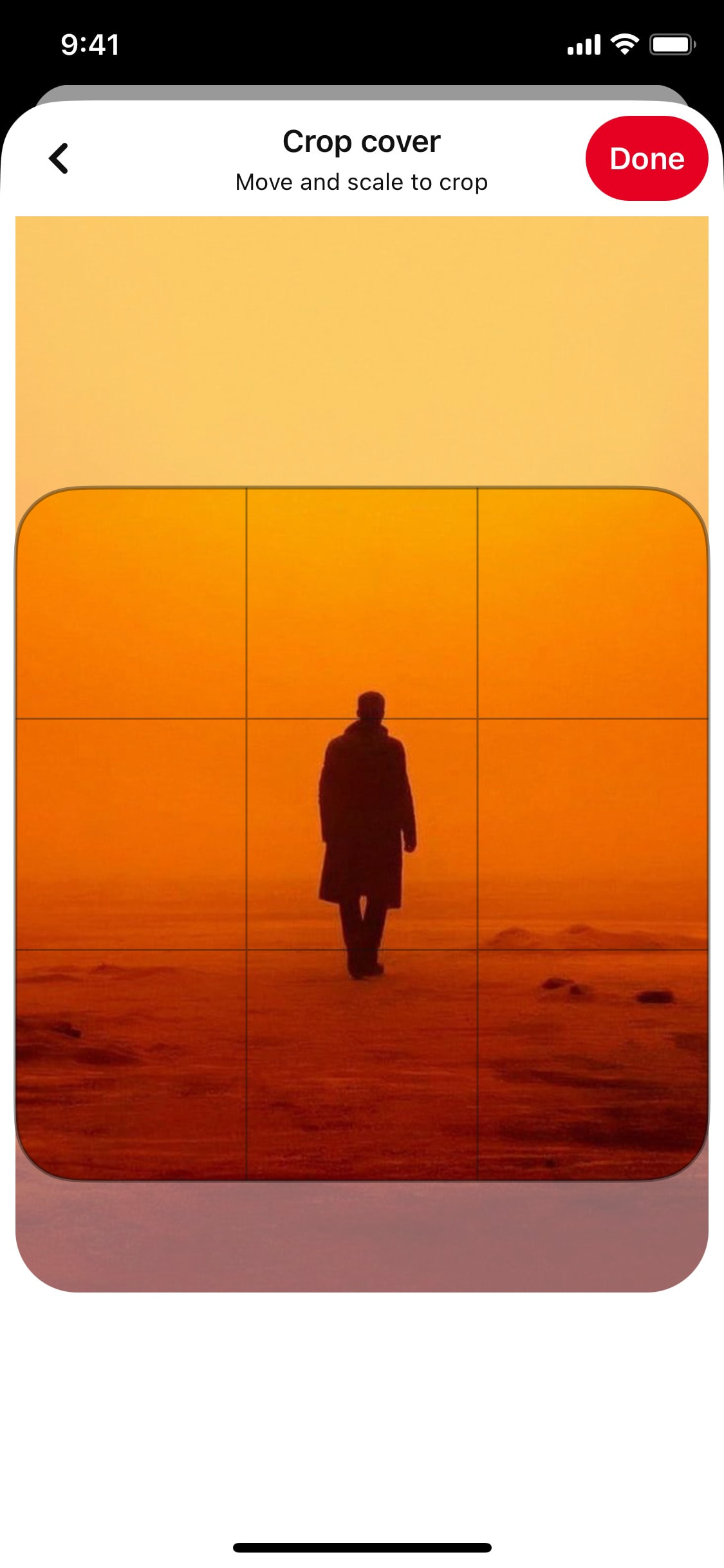Pinterest iOS screen 438