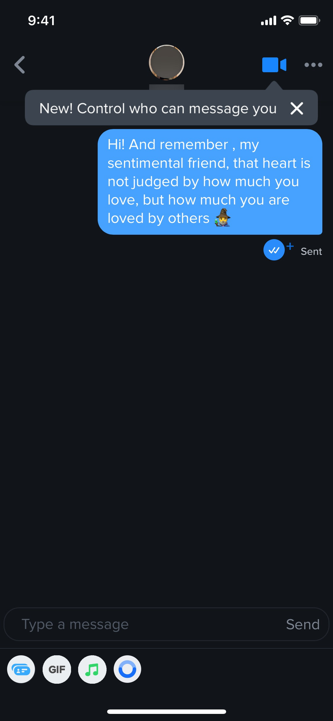 Tinder iOS screen 353
