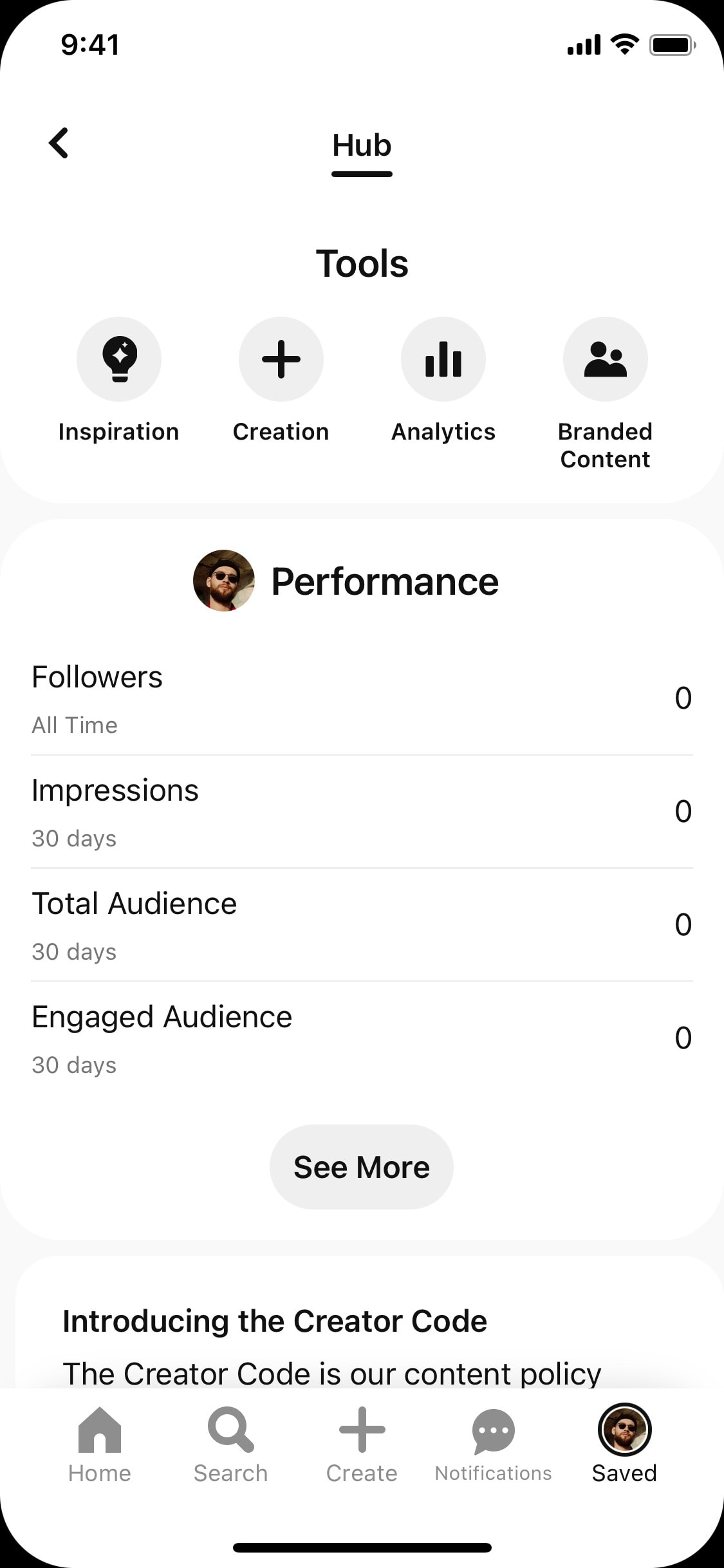 Pinterest iOS screen 349