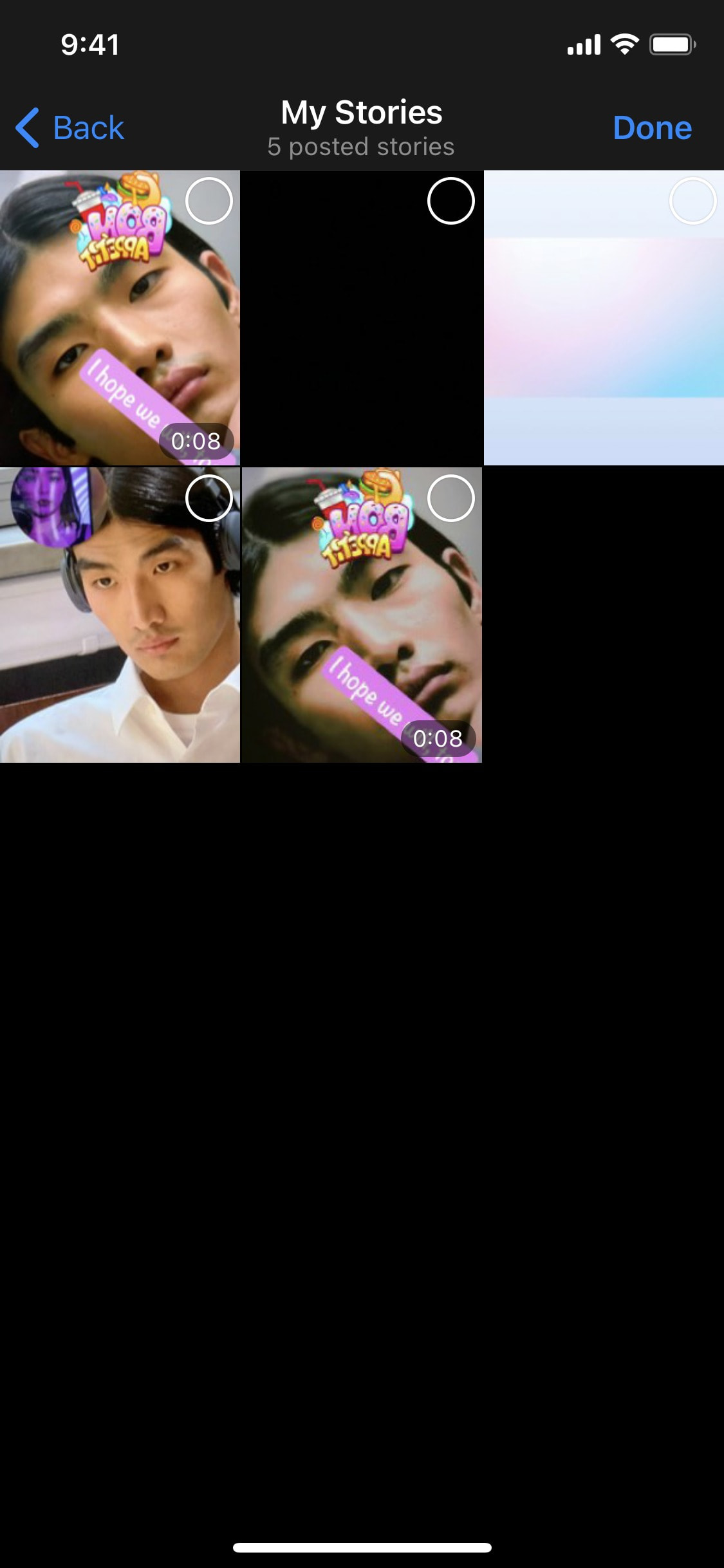 Telegram iOS screen 689