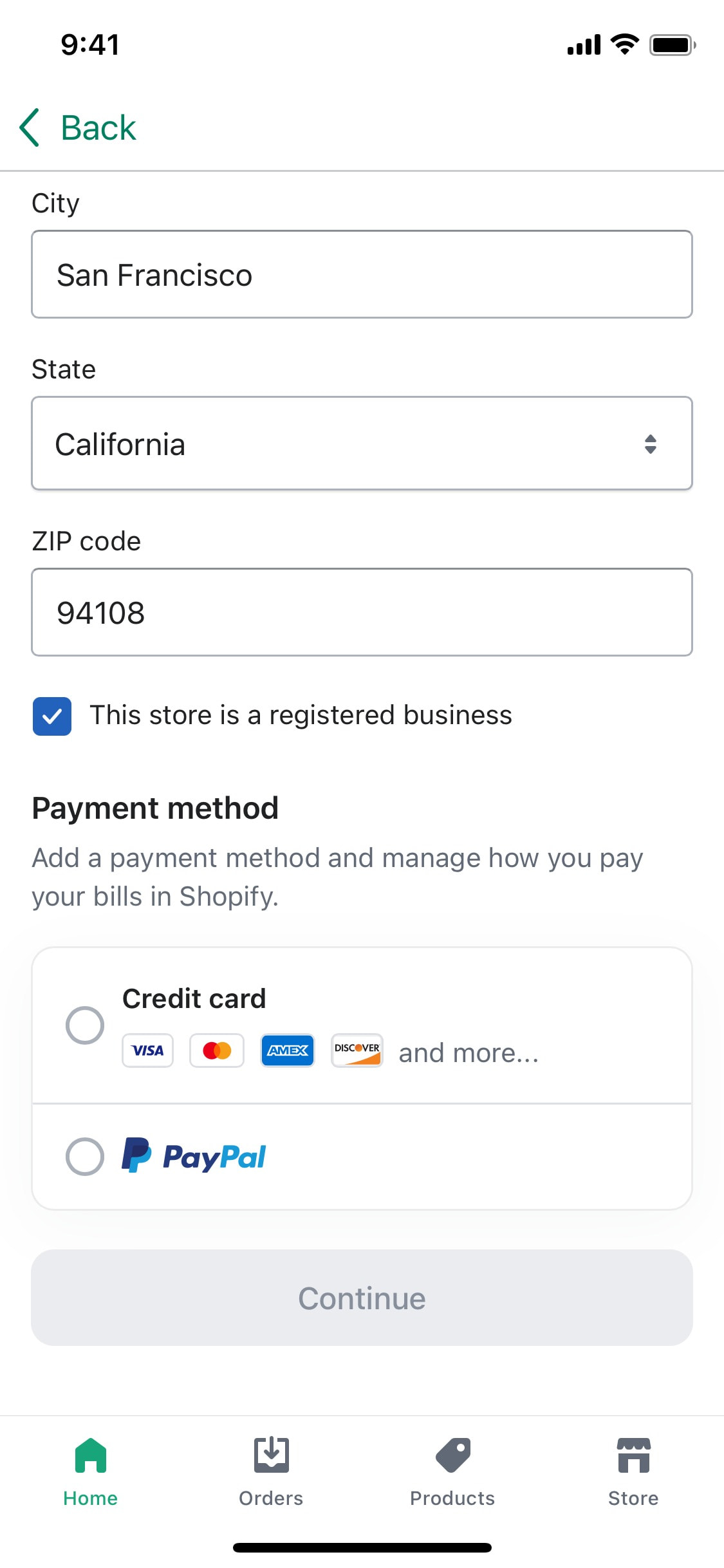 Shopify iOS screen 229
