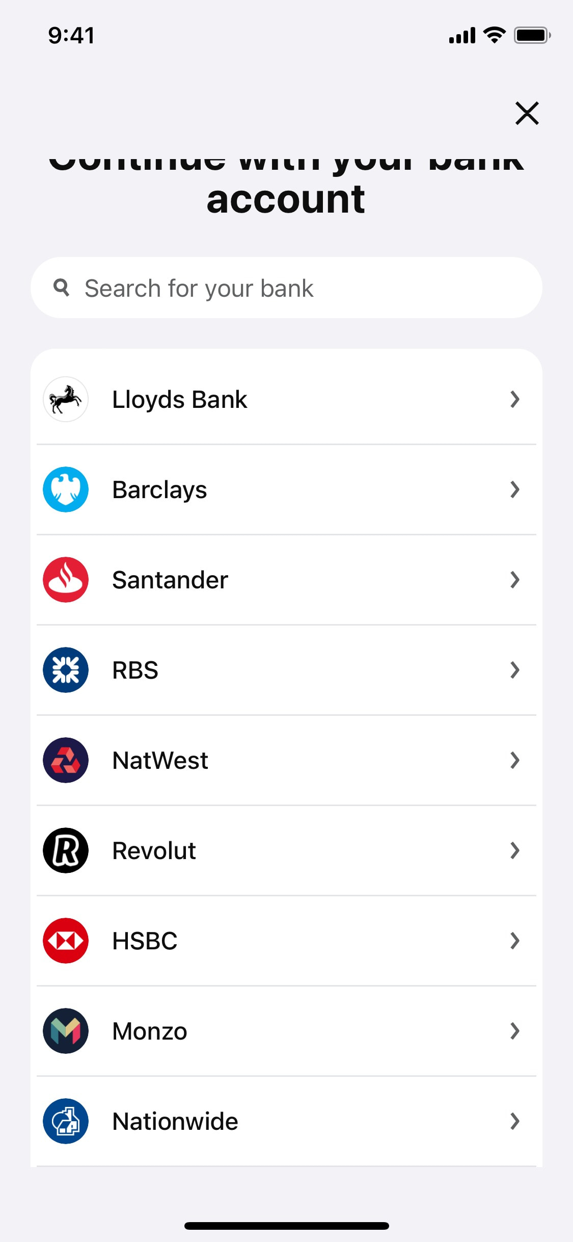 Klarna iOS screen 496