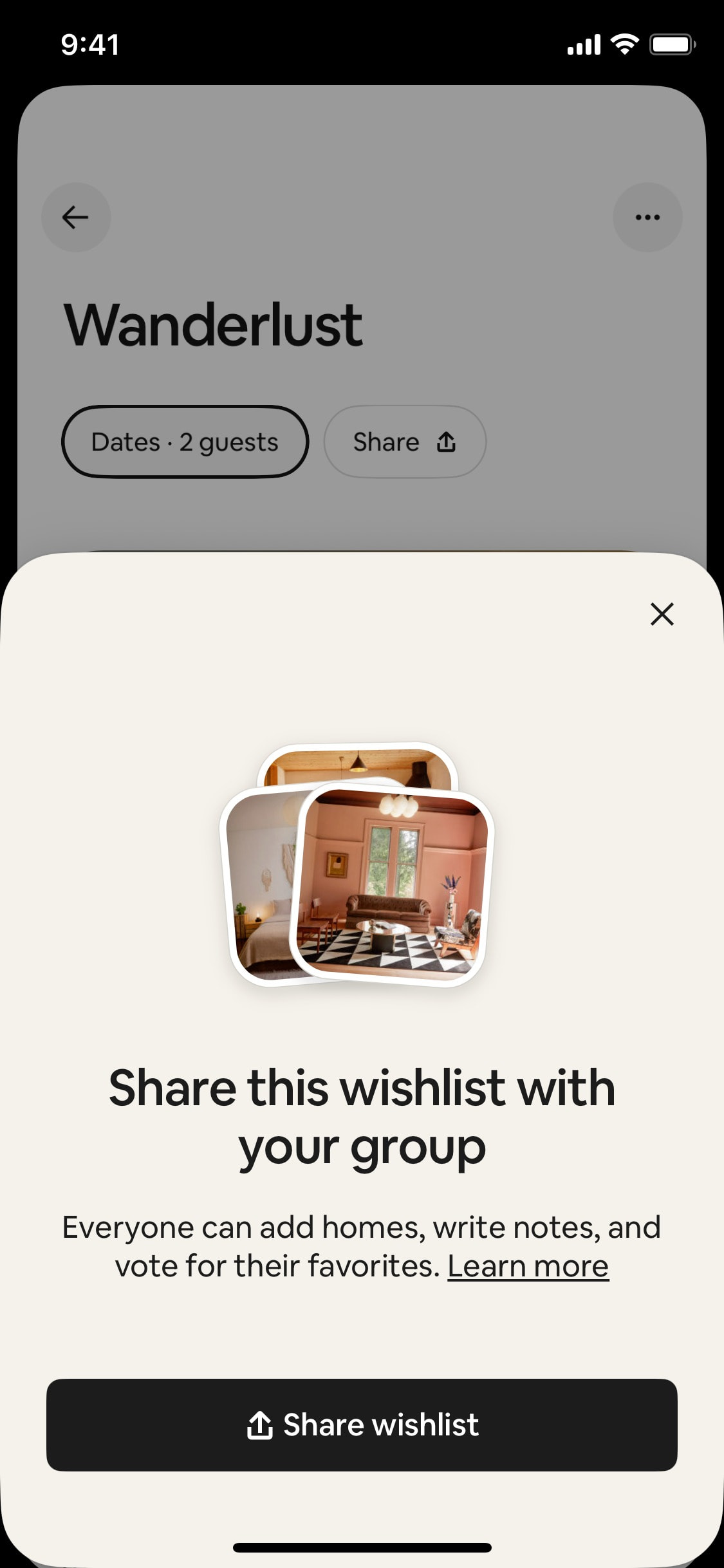 Airbnb iOS screen 259