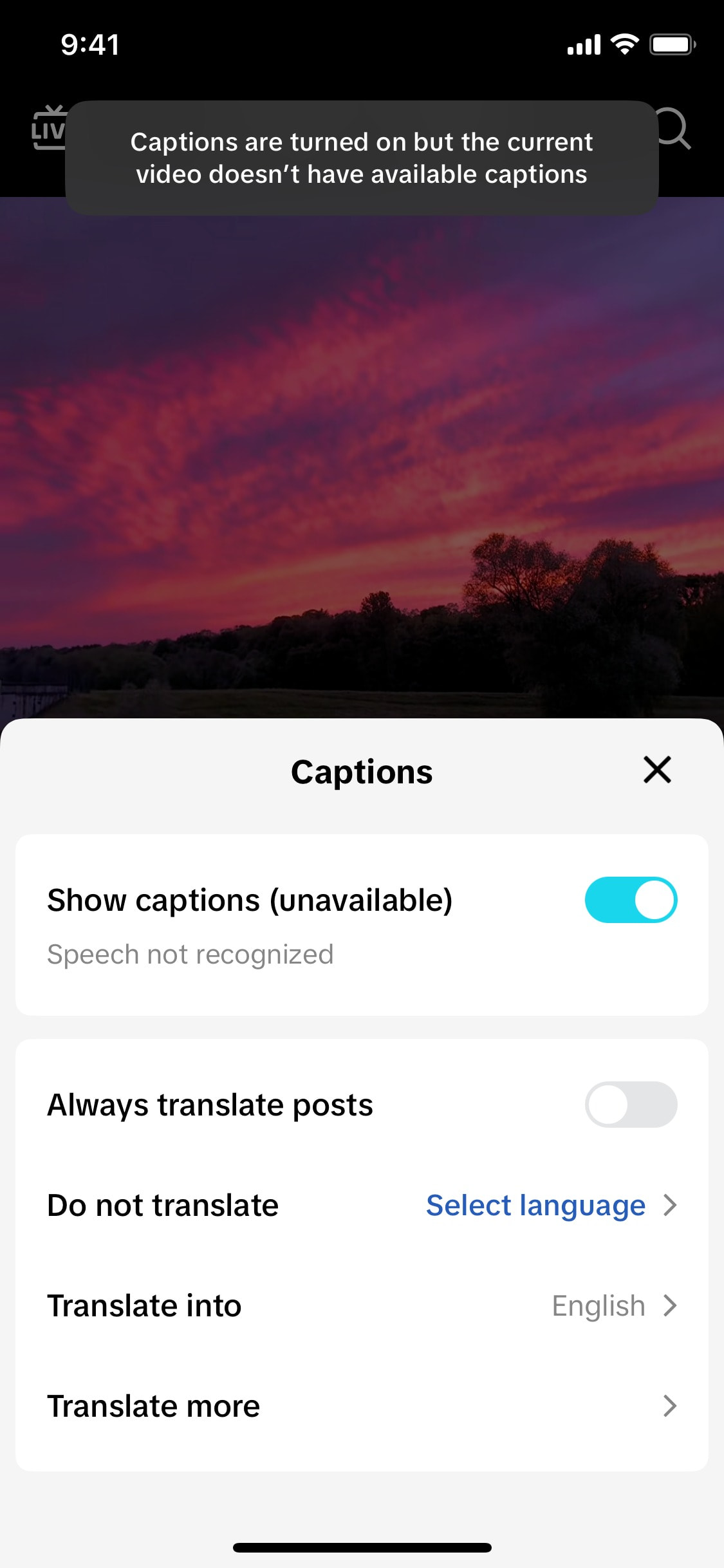 TikTok iOS screen 221