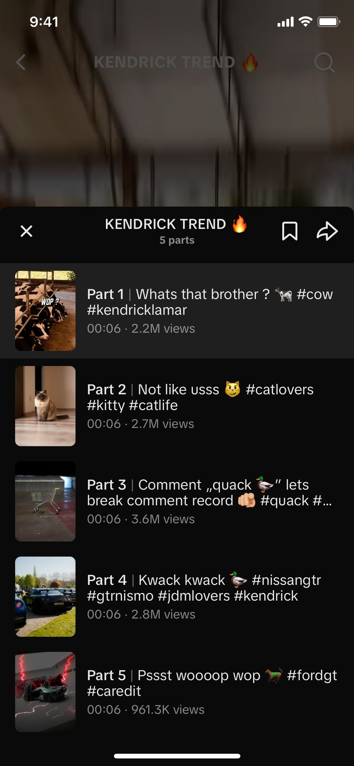 TikTok iOS screen 278