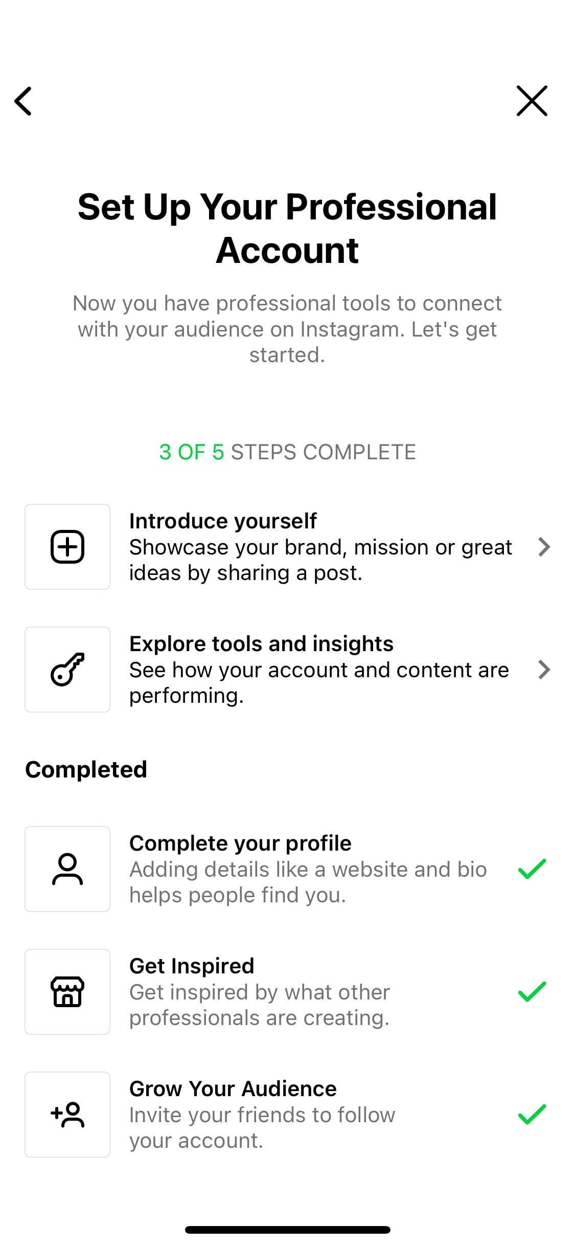 Instagram iOS screen 752