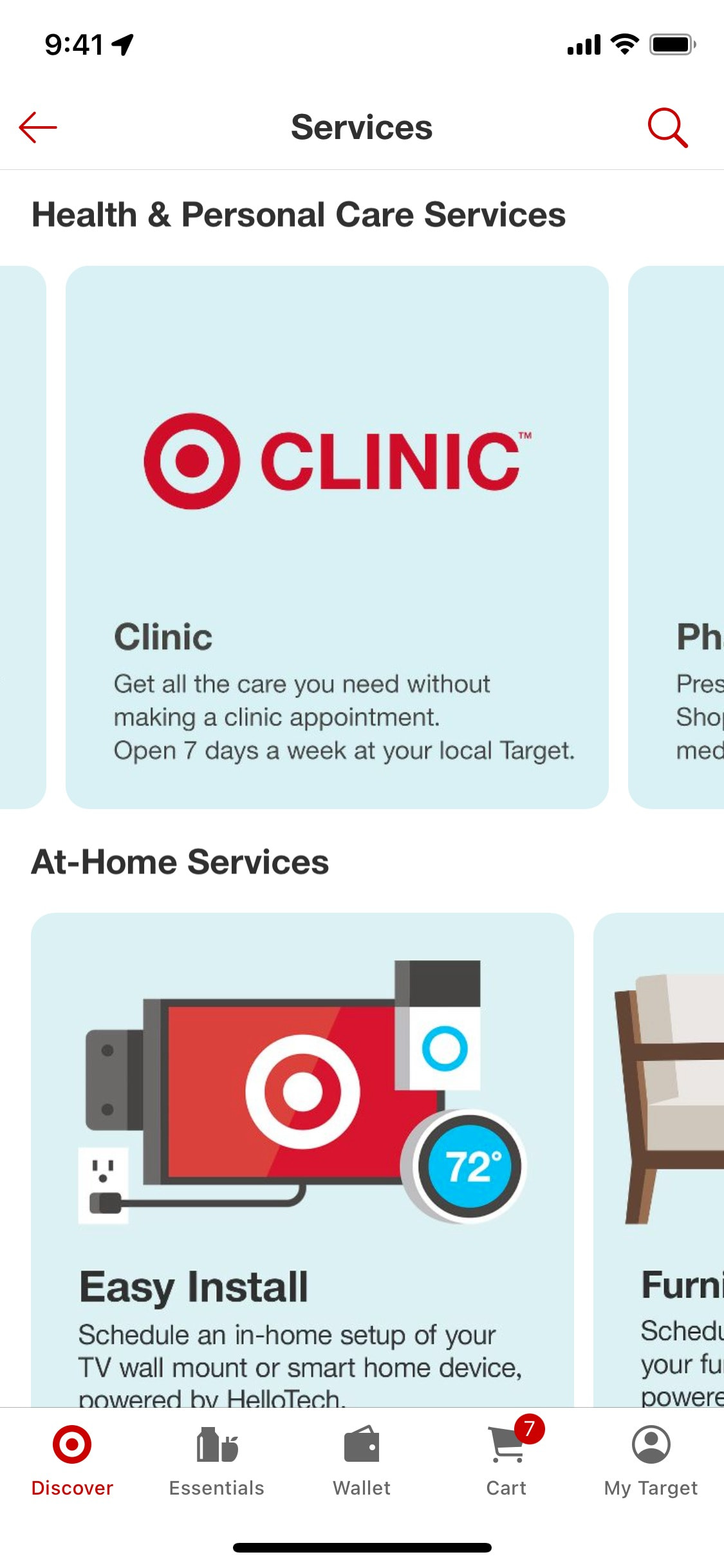 Target iOS screen 750