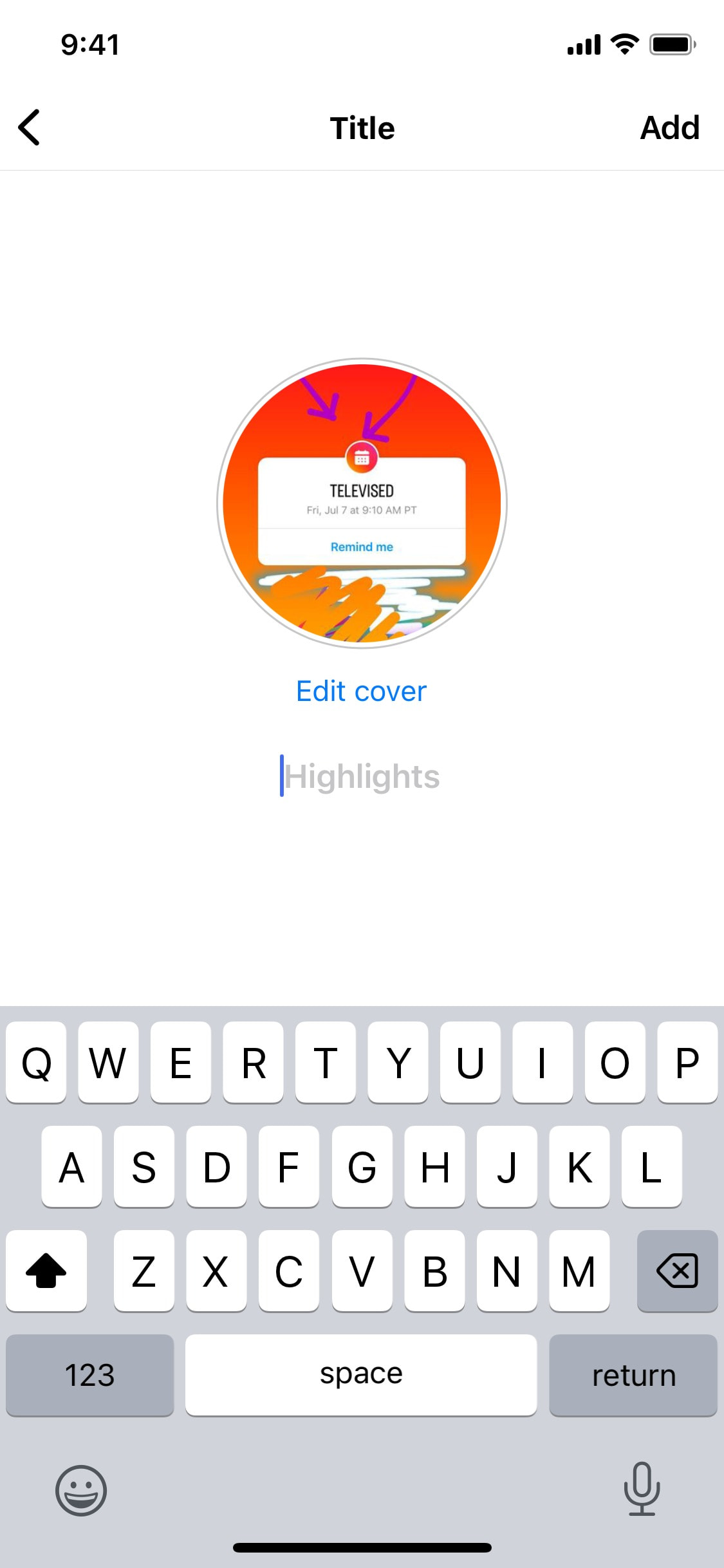 Instagram iOS screen 736