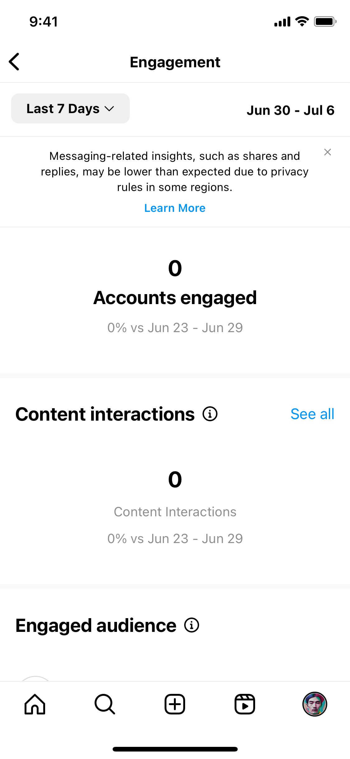 Instagram iOS screen 412